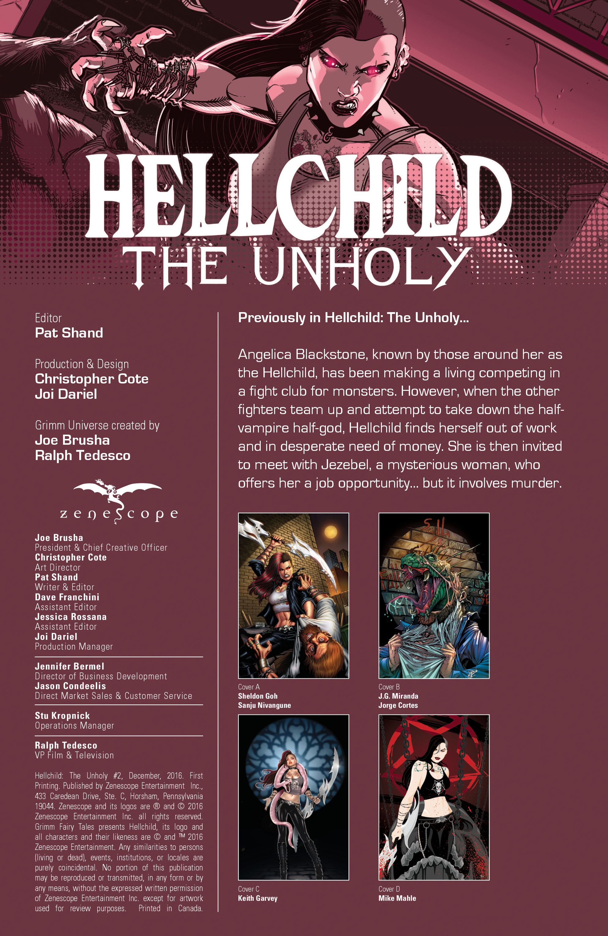 Hellchild: The Unholy (2016-) issue 2 - Page 2