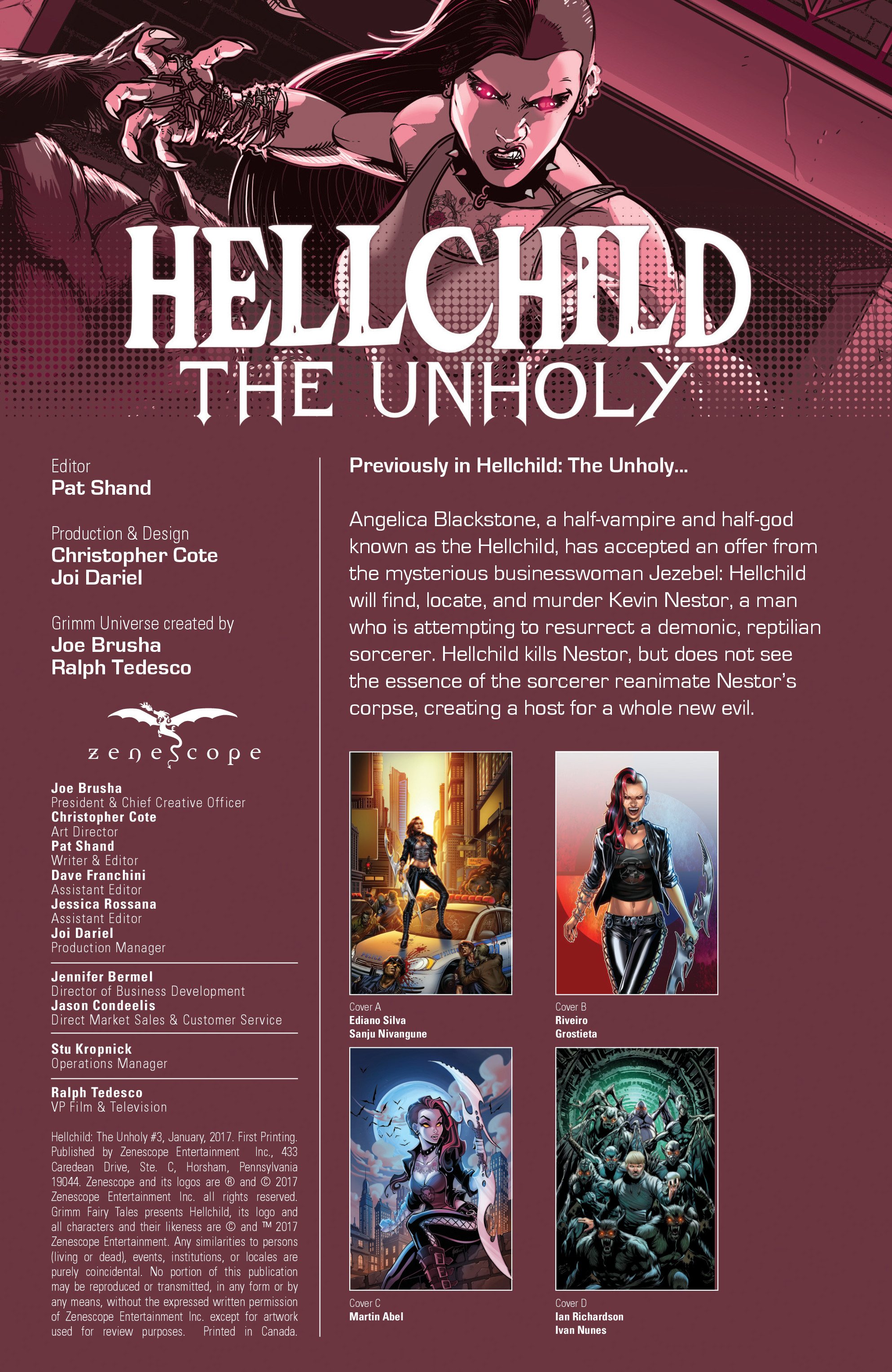 Hellchild: The Unholy (2016-) issue 3 - Page 2