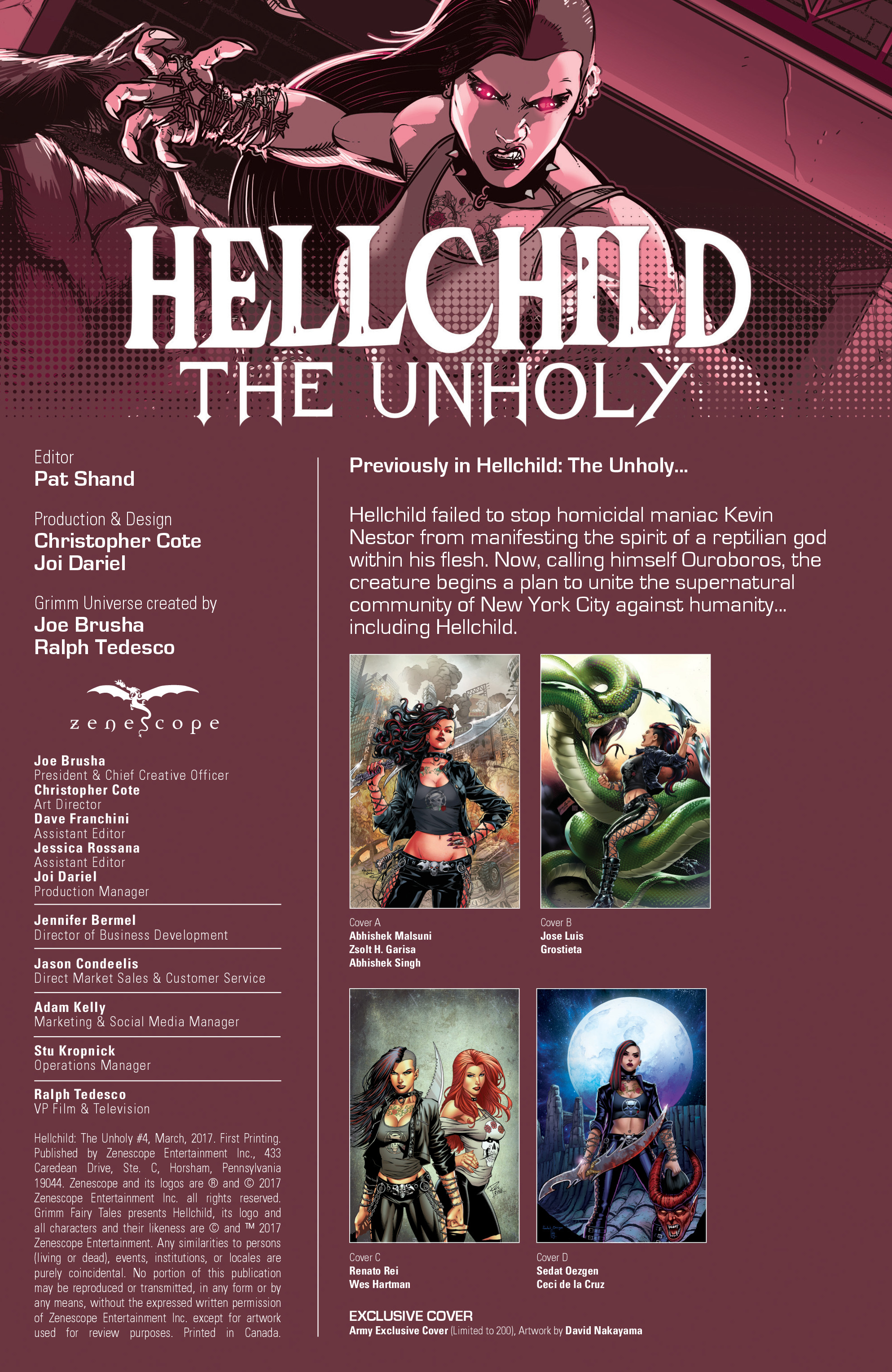 Hellchild: The Unholy (2016-) issue 4 - Page 2