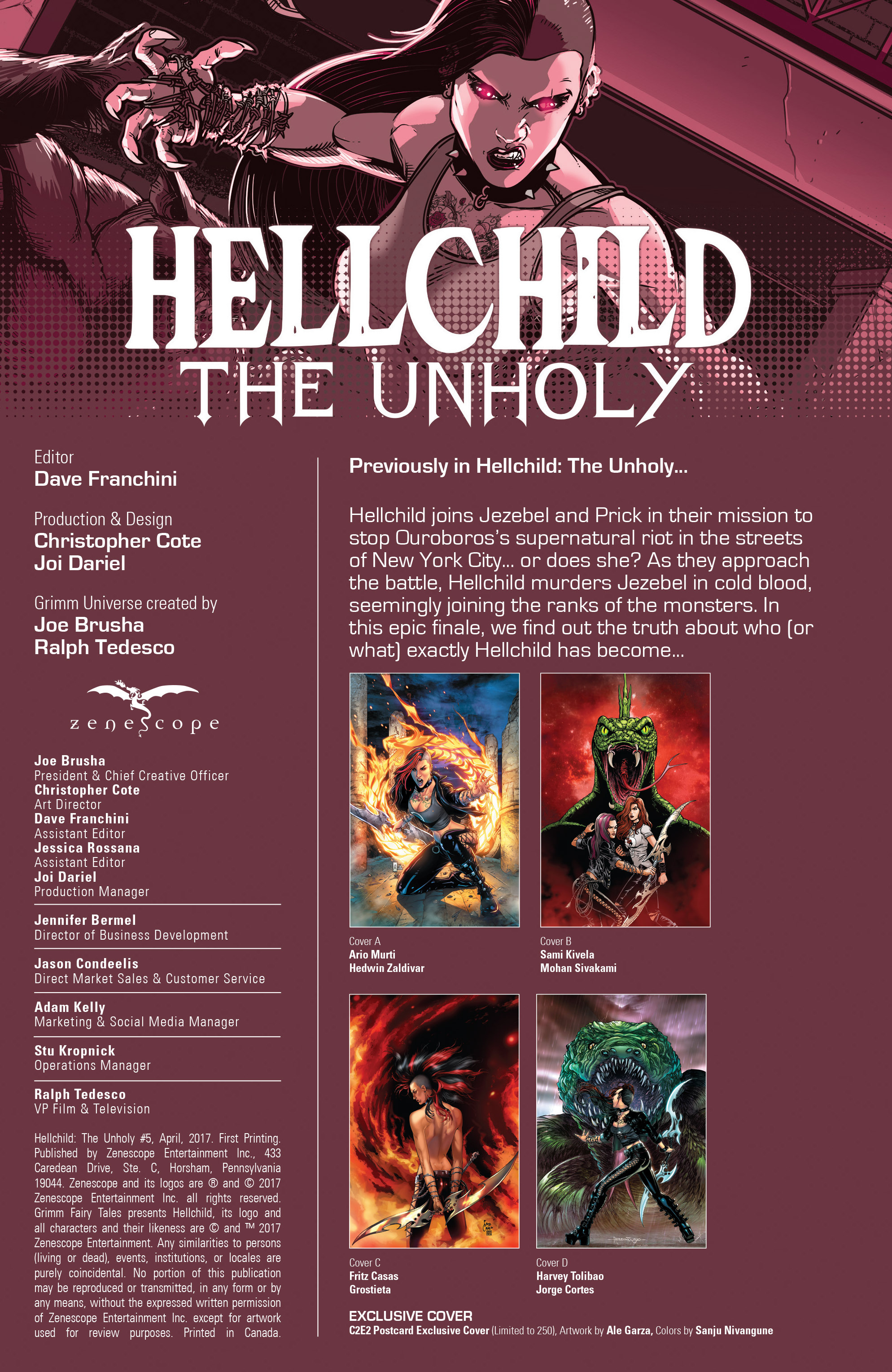 Hellchild: The Unholy (2016-): Chapter 5 - Page 2