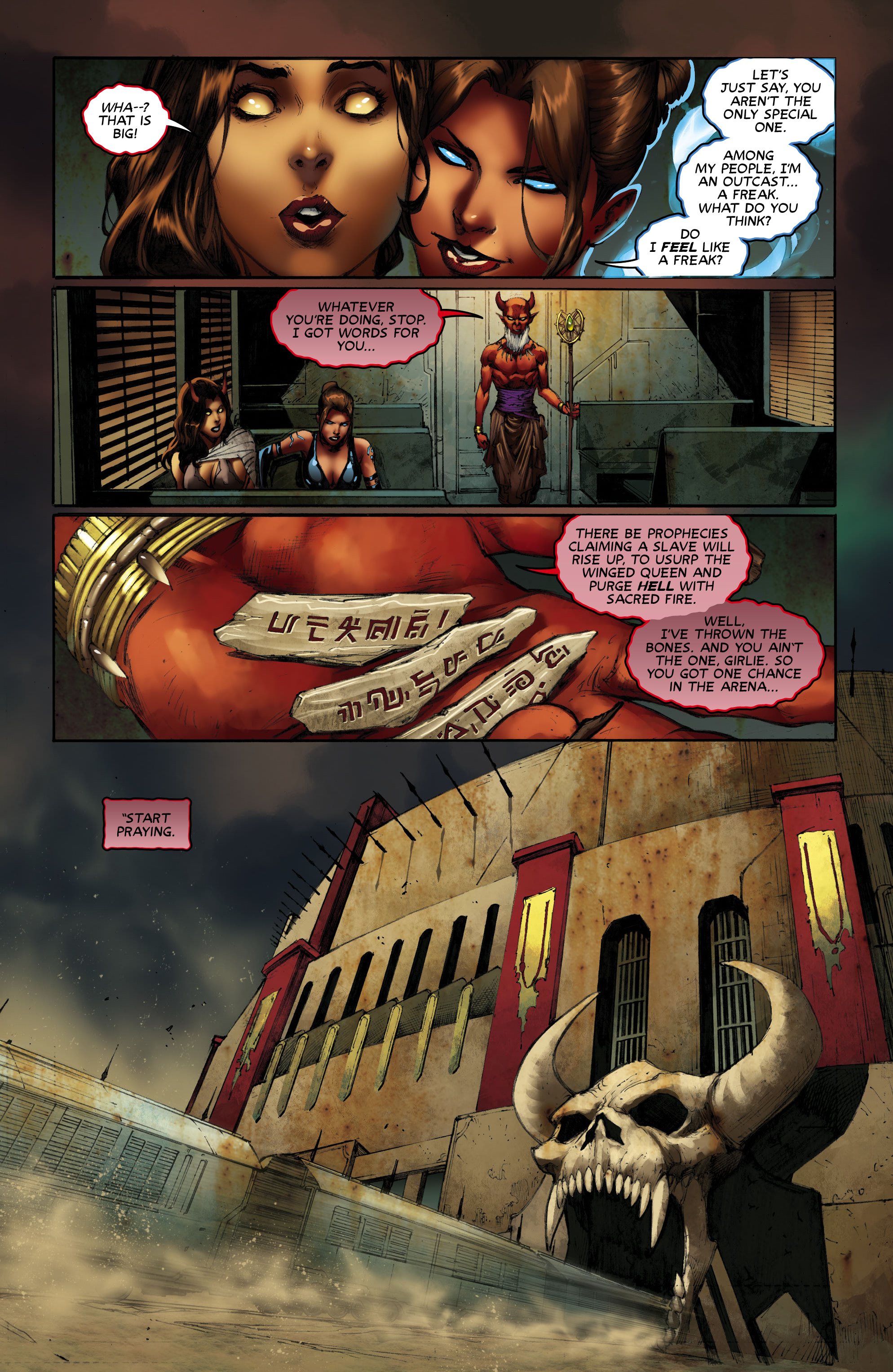 <{ $series->title }} issue 1 - Hellbourne - Page 21