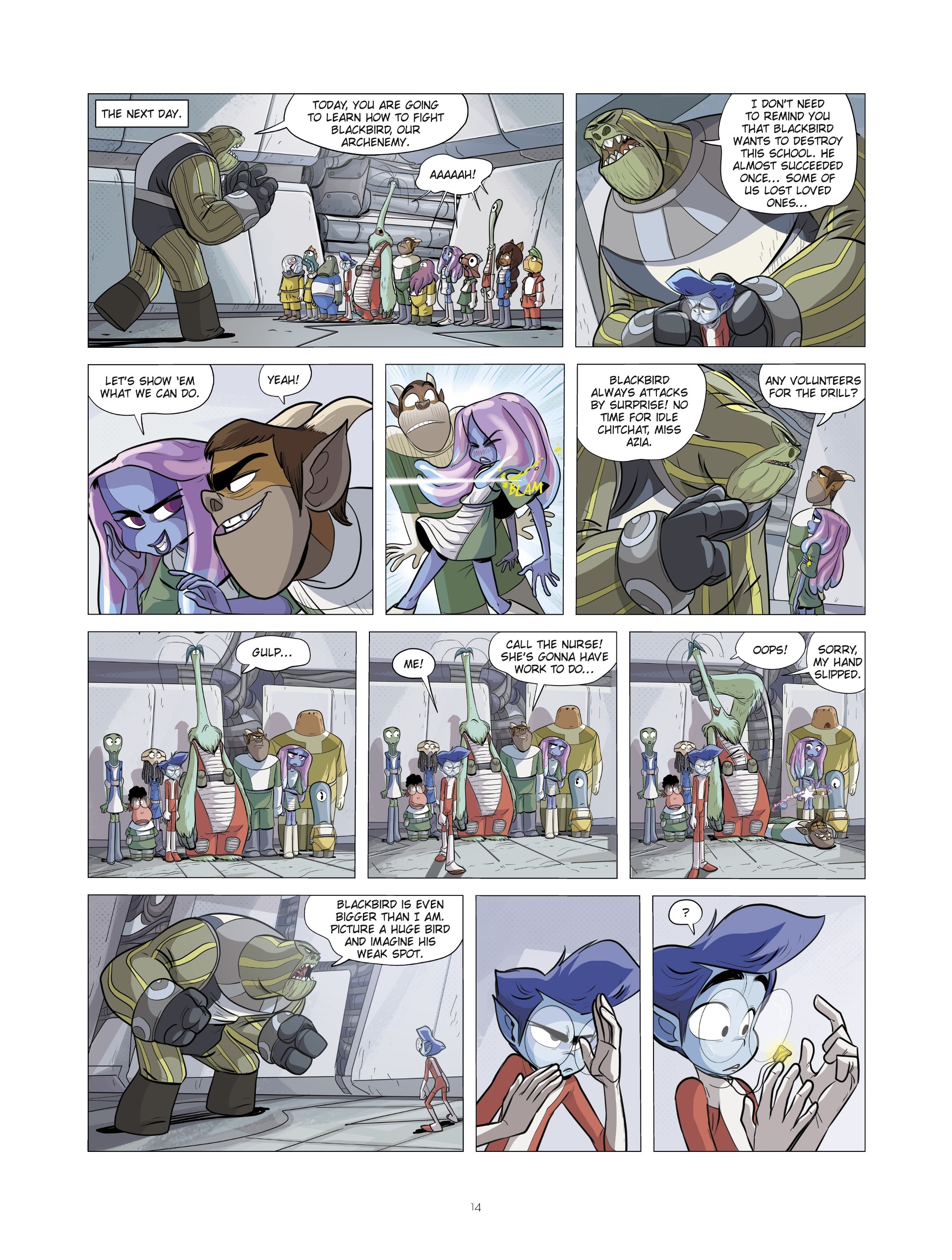 <{ $series->title }} issue 1 - Page 14