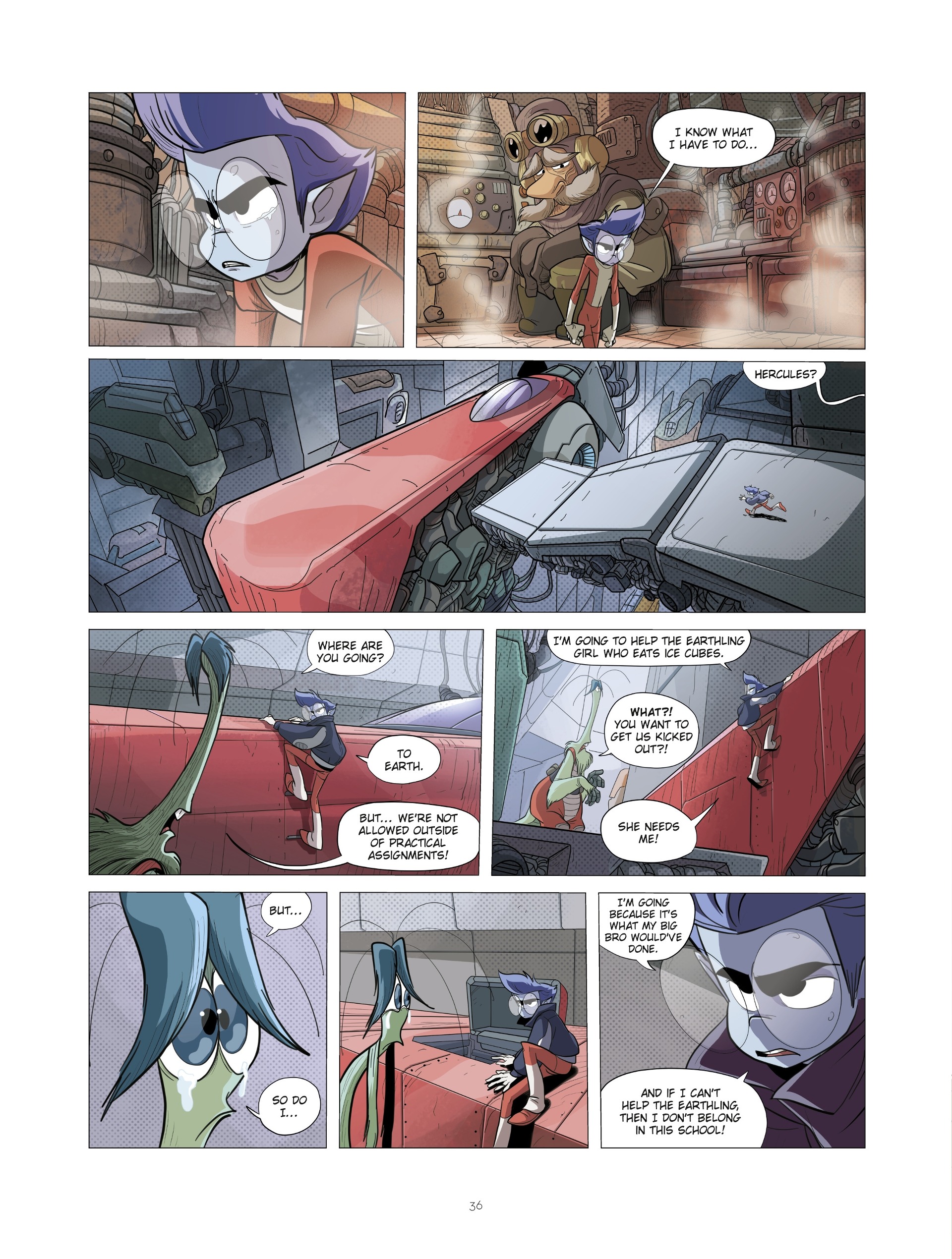 <{ $series->title }} issue 1 - Page 36