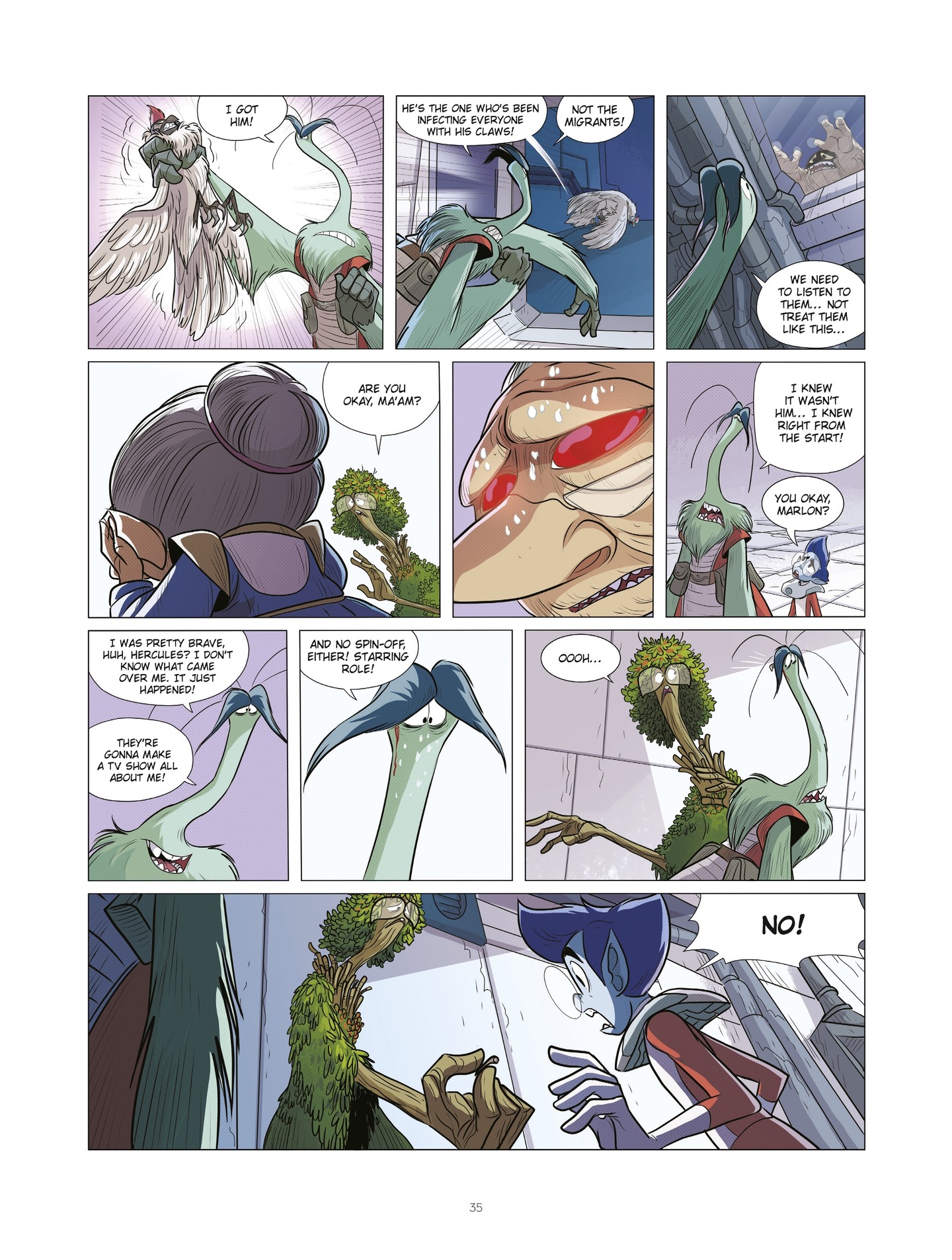 <{ $series->title }} issue 2 - Page 35