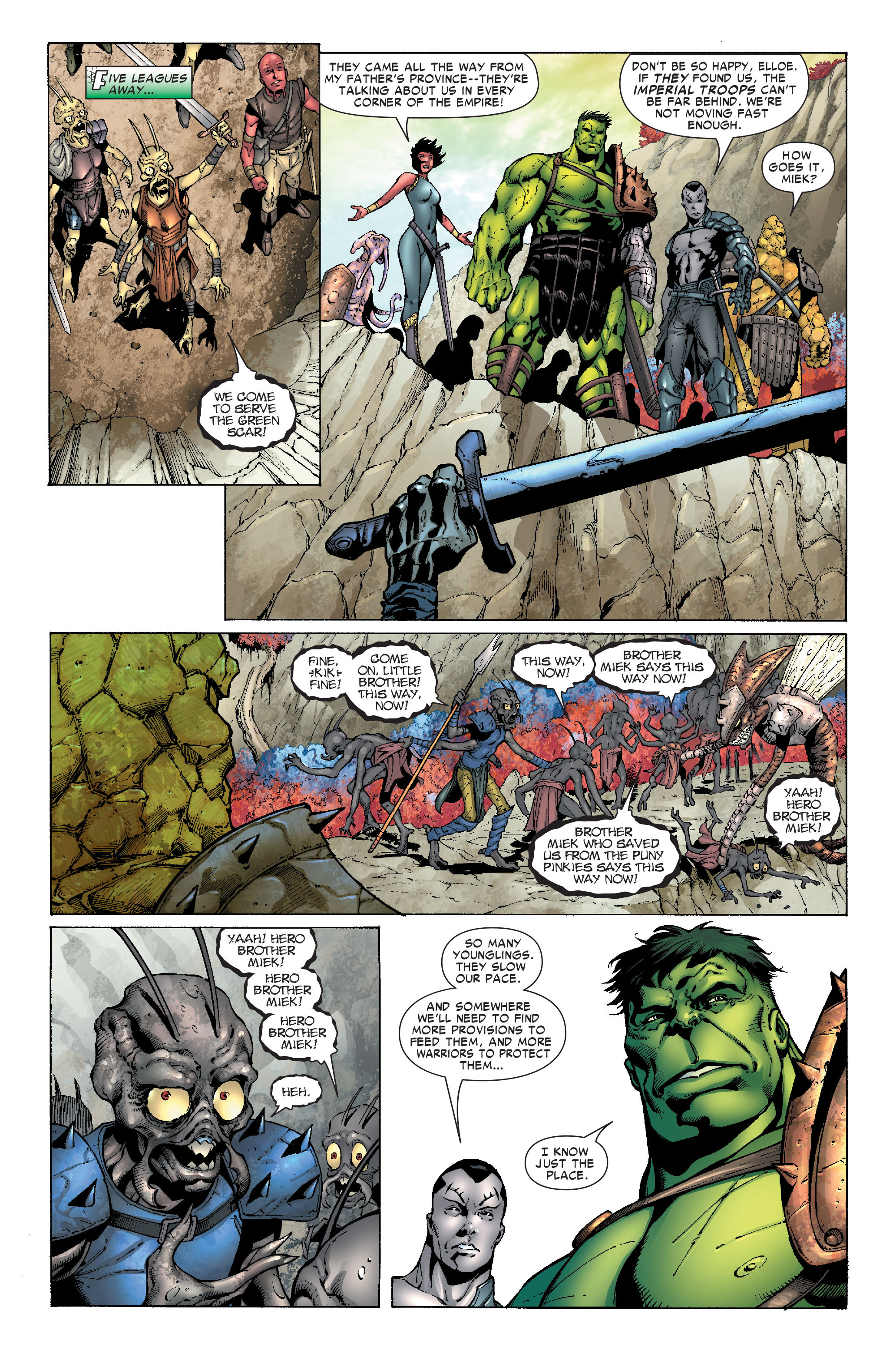 Hulk: Planet Hulk (2008) issue 1 - Page 121