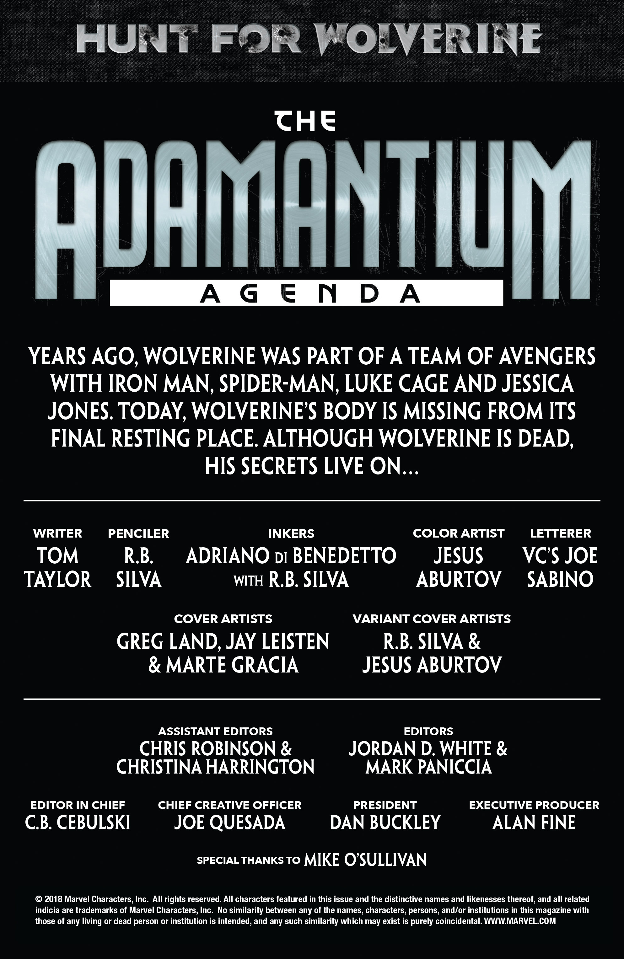 Hunt For Wolverine: Adamantium Agenda (2018) : Chapter 1 - Page 2