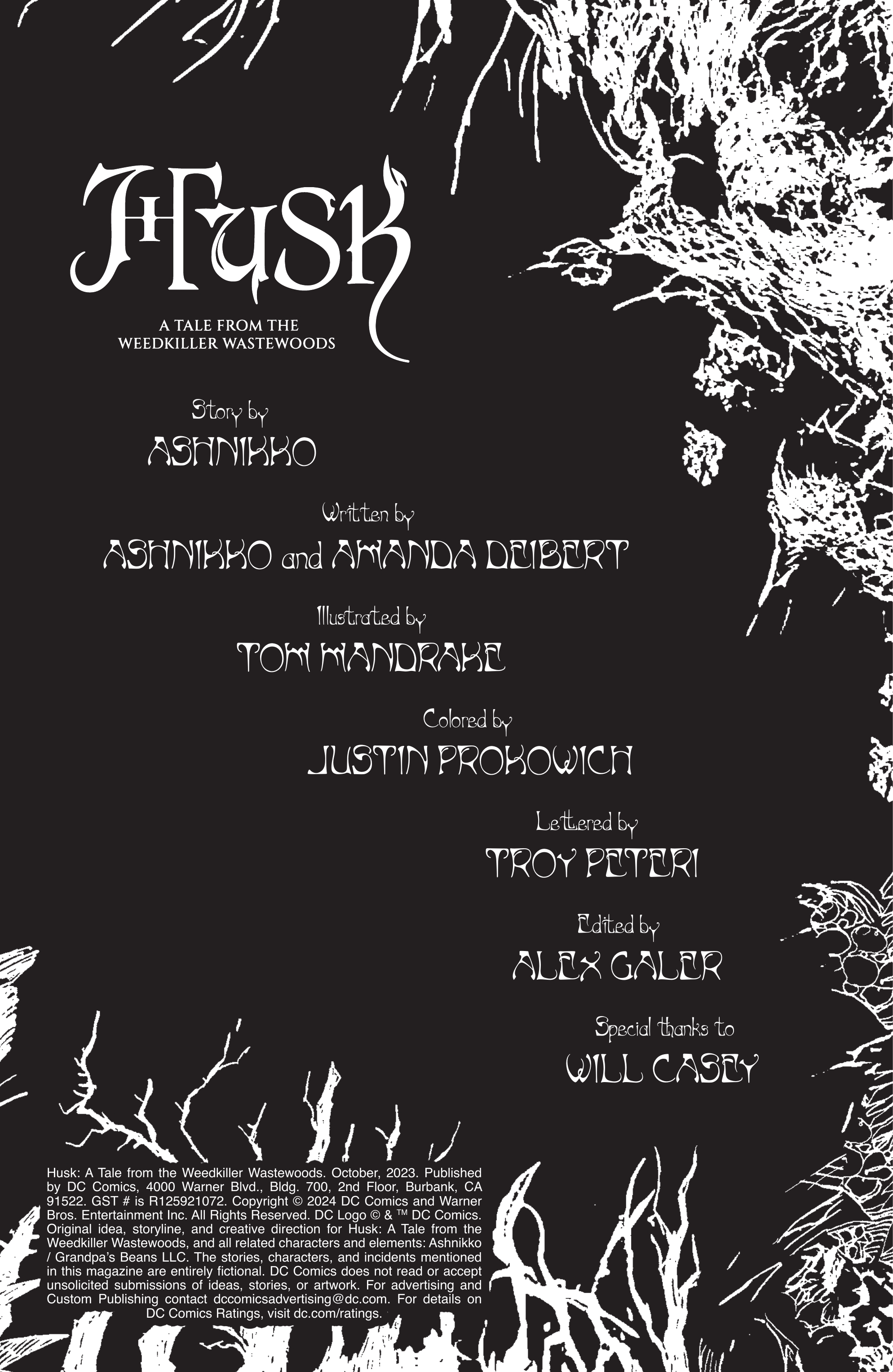 Husk: A Tale from the Weedkiller Wastewoods (2023-) issue 1 - Page 2