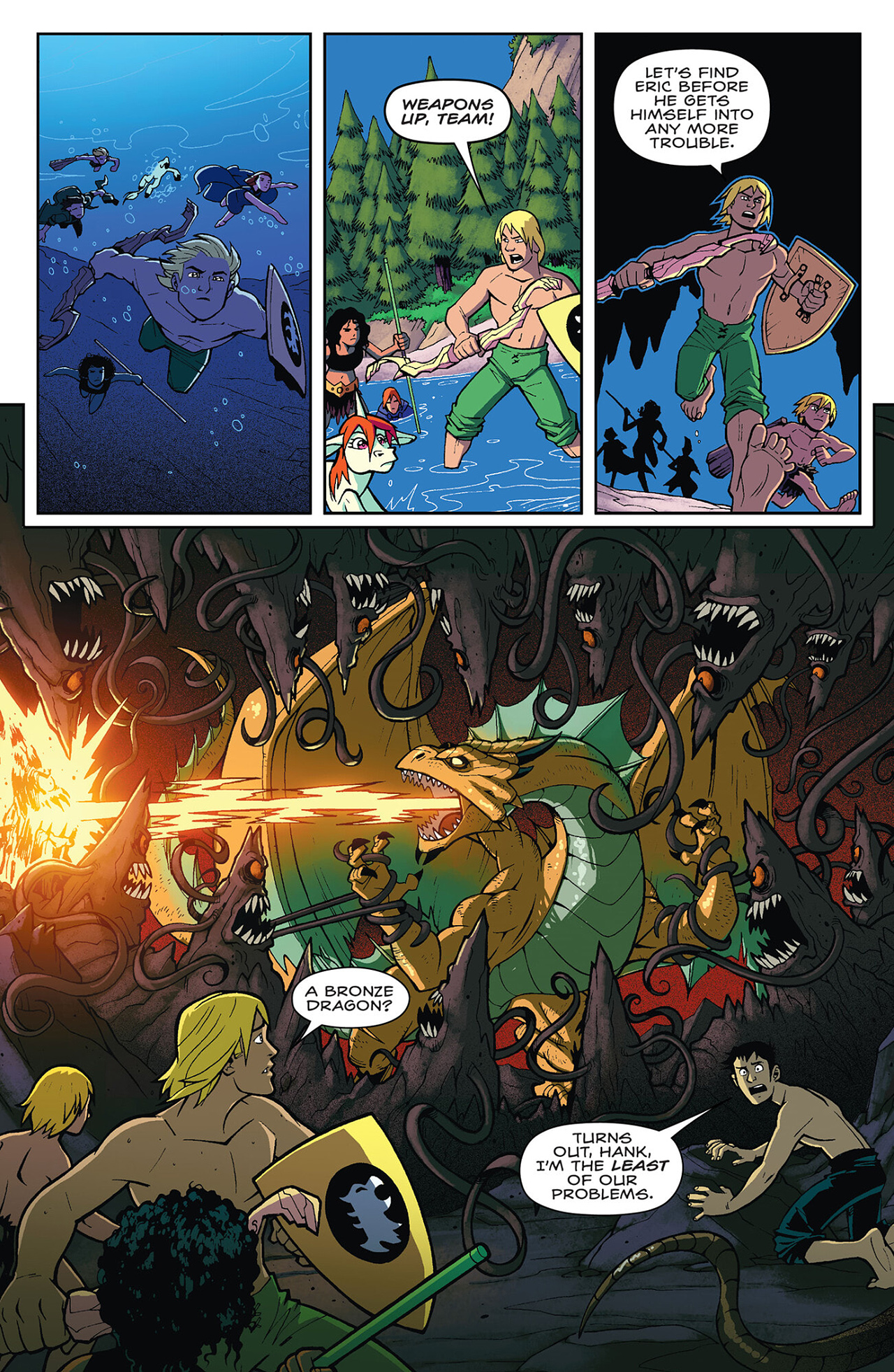 IDW Endless Summer Dungeons & Dragons: Saturday Morning Adventures (2023-) issue 1 - Page 12