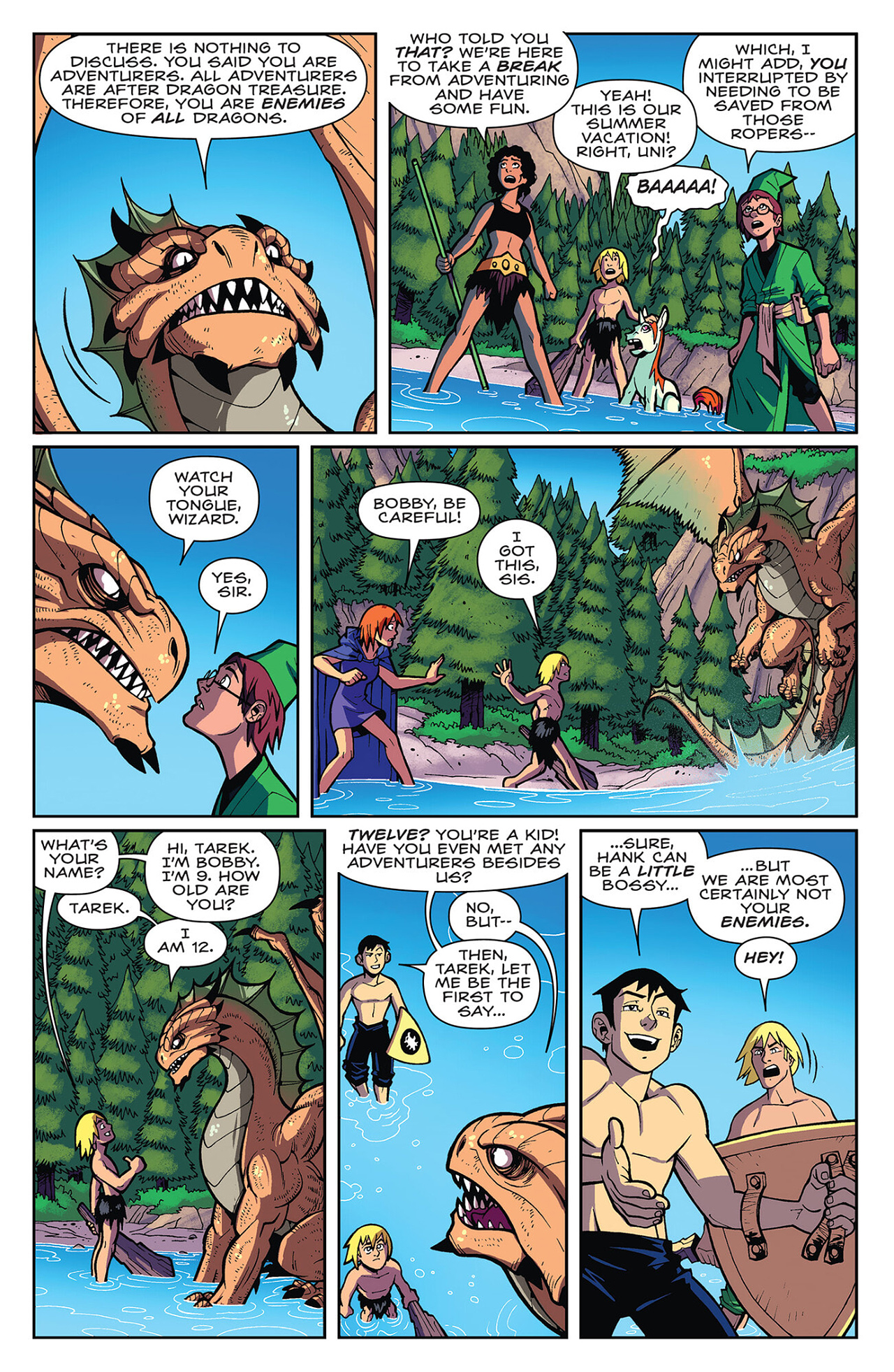 IDW Endless Summer Dungeons & Dragons: Saturday Morning Adventures (2023-) issue 1 - Page 16