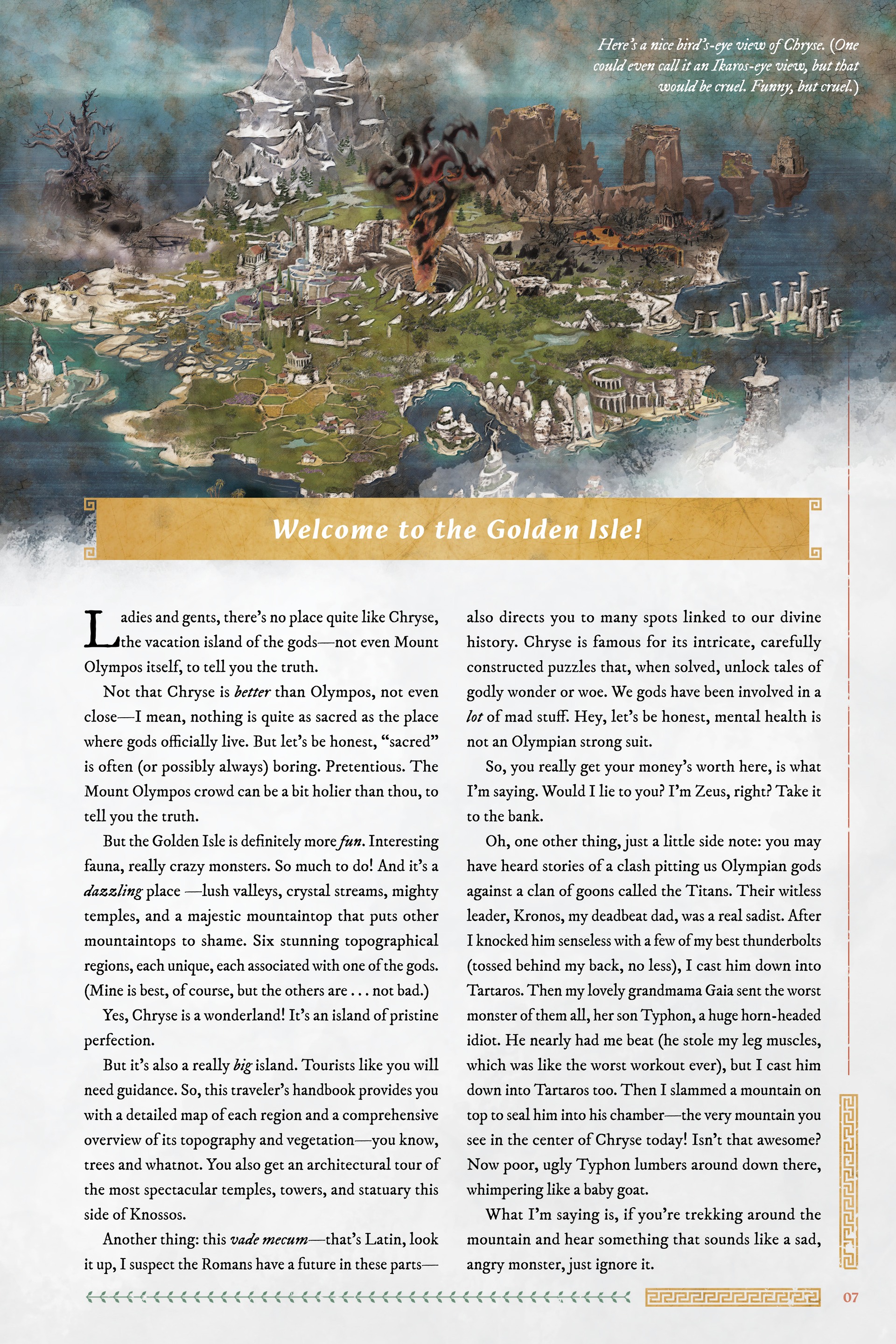 Immortals Fenyx Rising: A Traveler's Guide to the Golden Isle (2022) issue 1 - Page 8