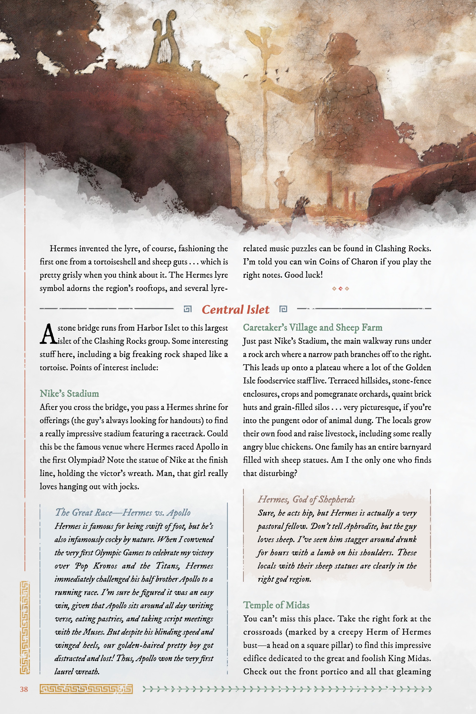 Immortals Fenyx Rising: A Traveler's Guide to the Golden Isle (2022) issue 1 - Page 38