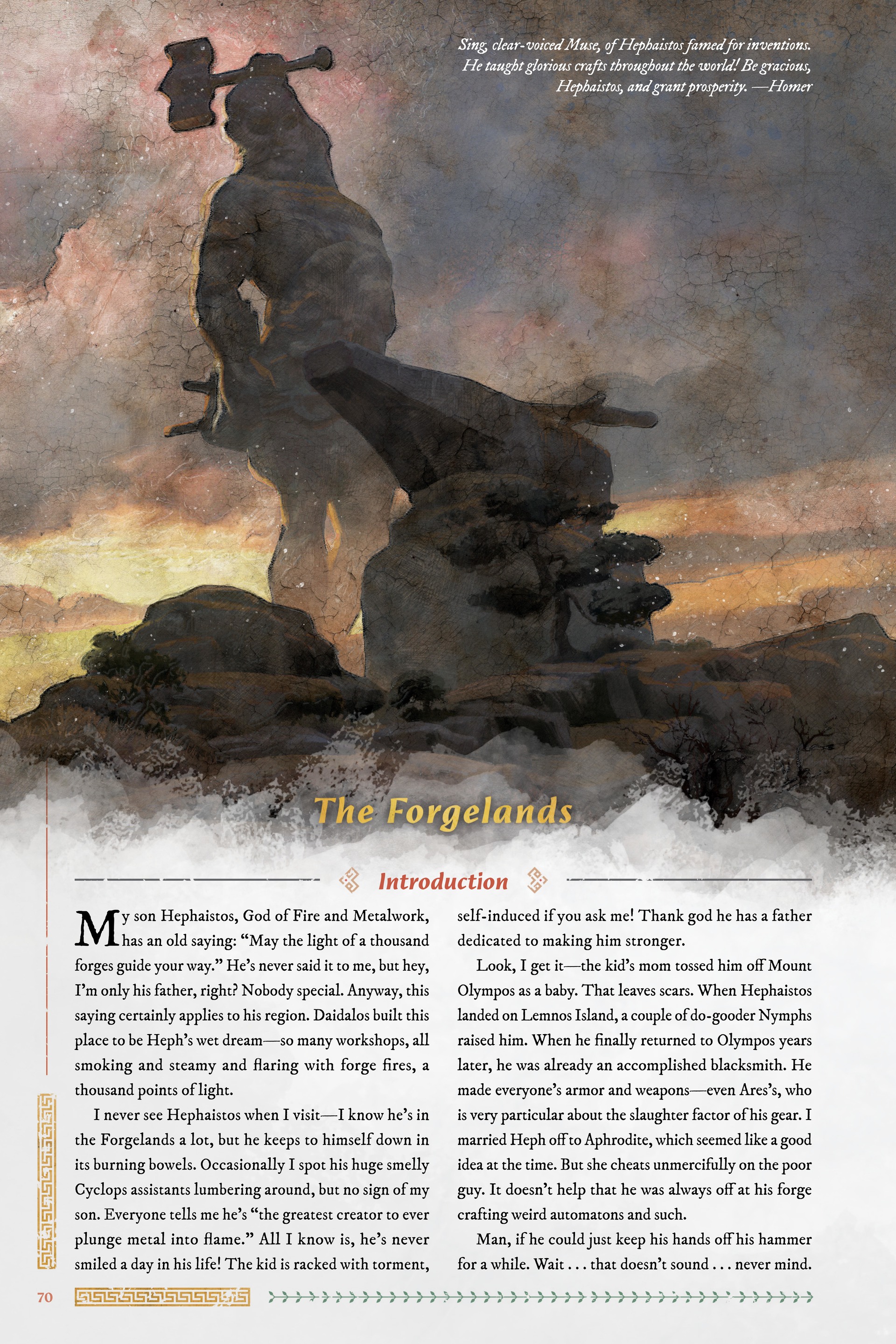 Immortals Fenyx Rising: A Traveler's Guide to the Golden Isle (2022) issue 1 - Page 70