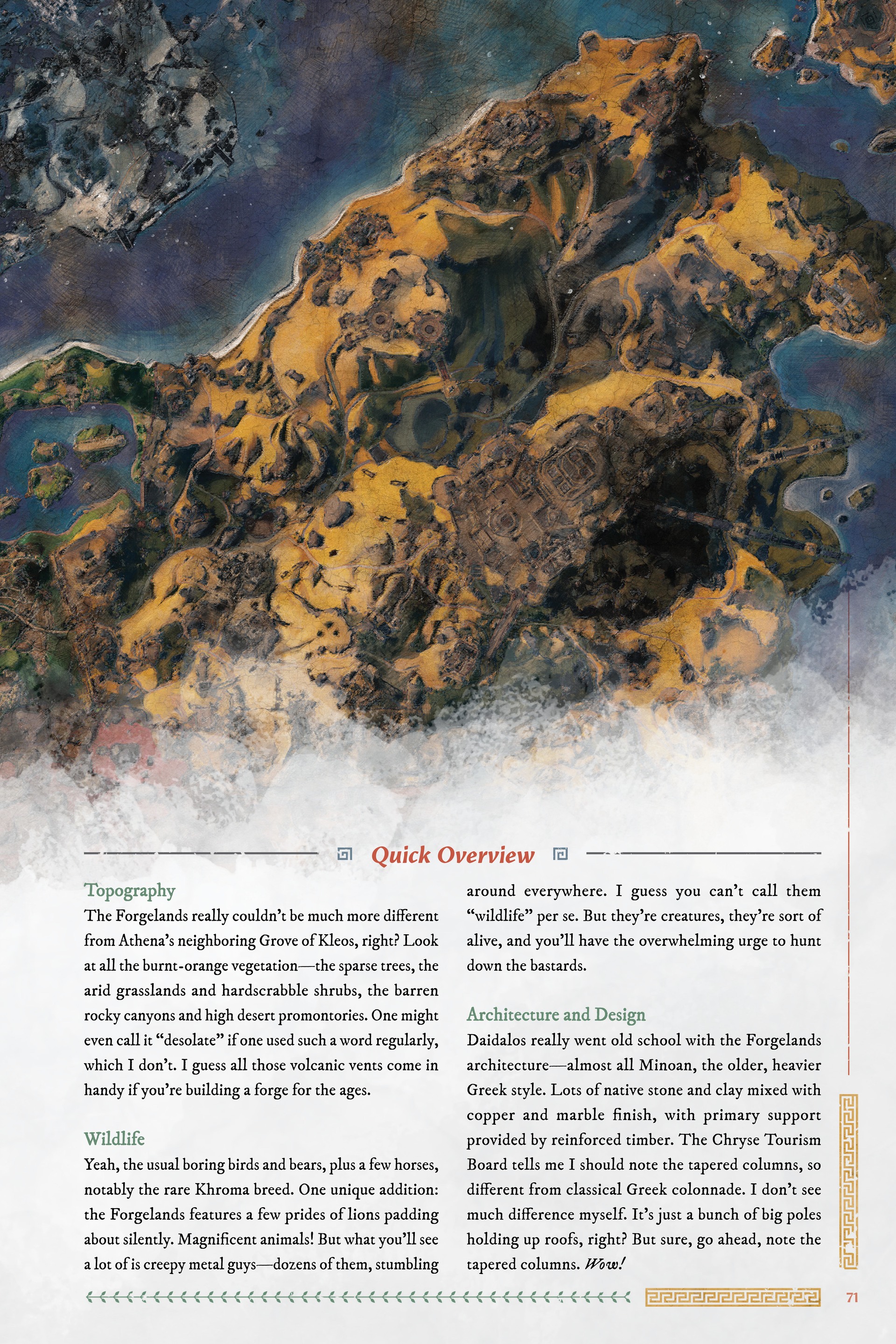 Immortals Fenyx Rising: A Traveler's Guide to the Golden Isle (2022) issue 1 - Page 71