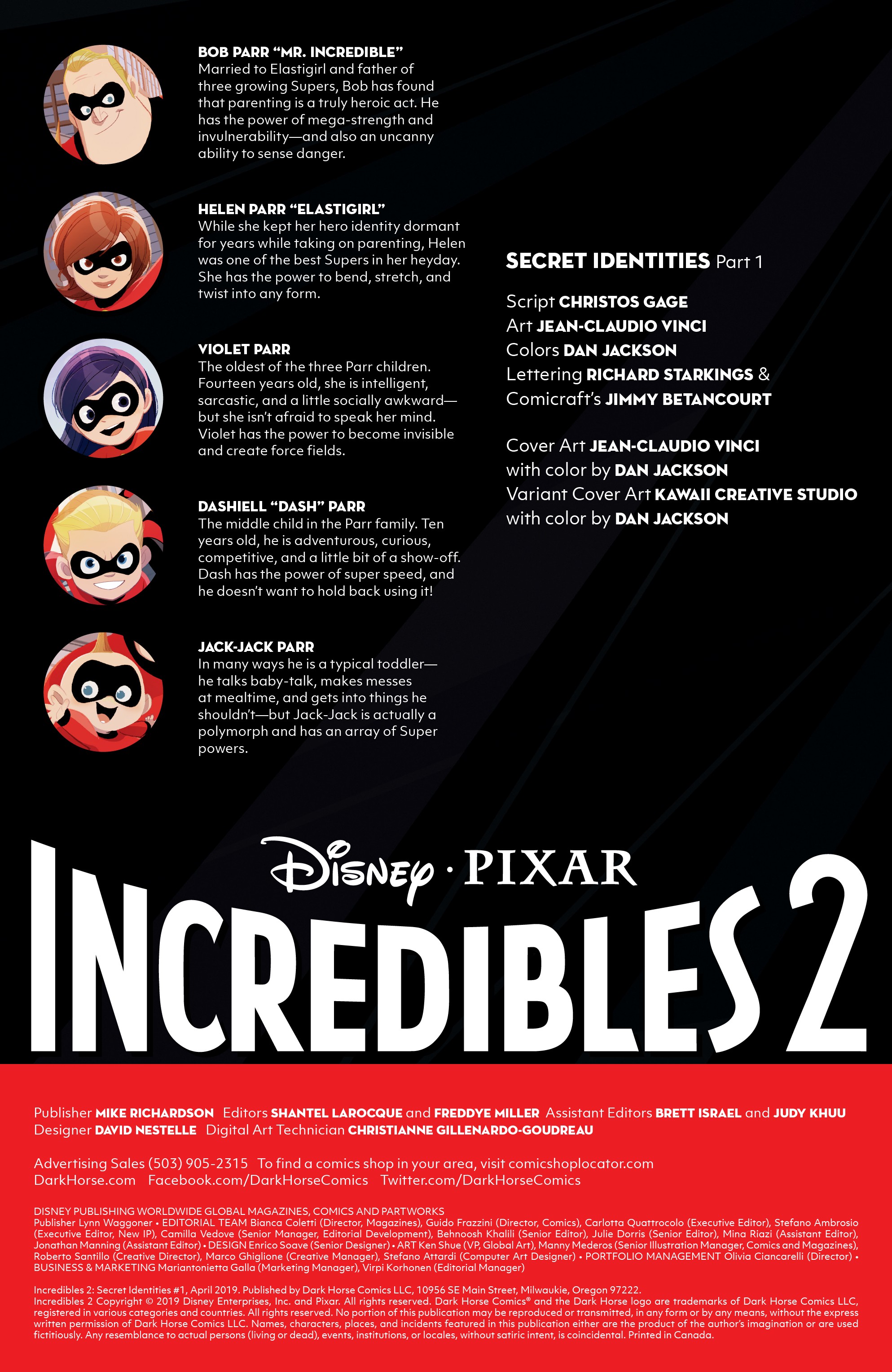 Incredibles 2: Secret Identities (2019-): Chapter 1 - Page 2