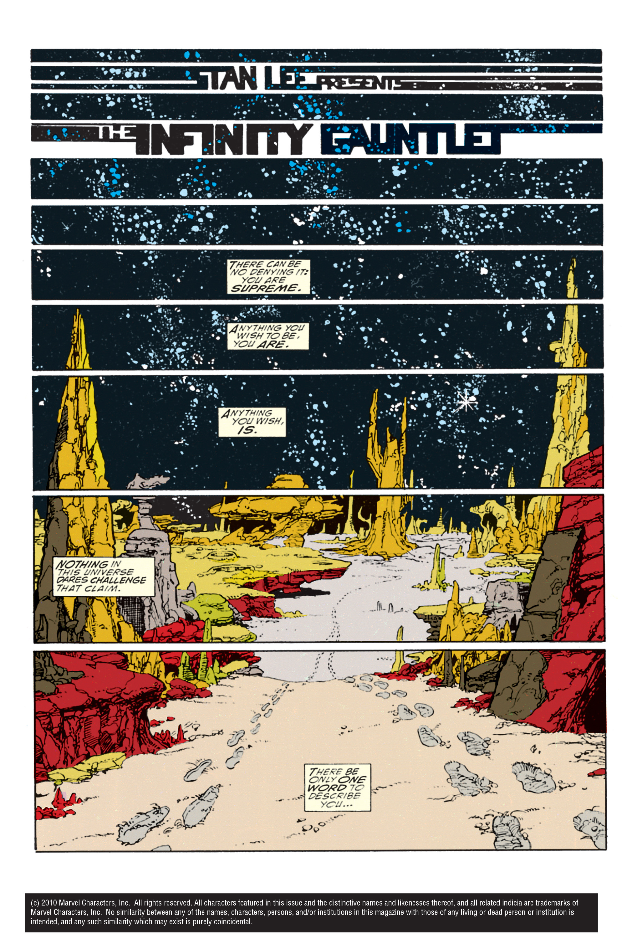 Infinity Gauntlet (1991-1992): Chapter 1 - Page 2
