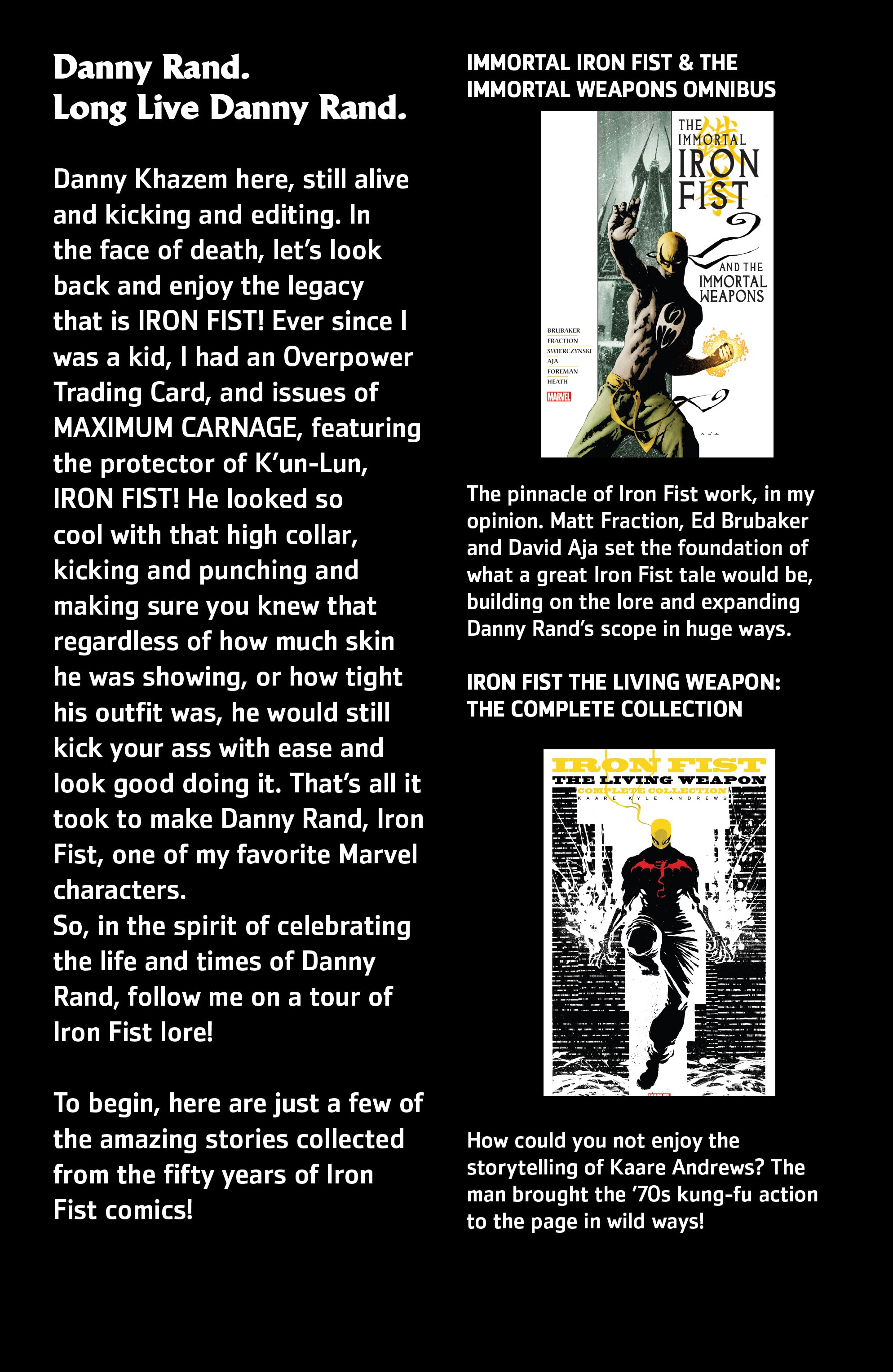 Iron Fist 50th Anniversary Special (2024-) issue 1 - Page 33