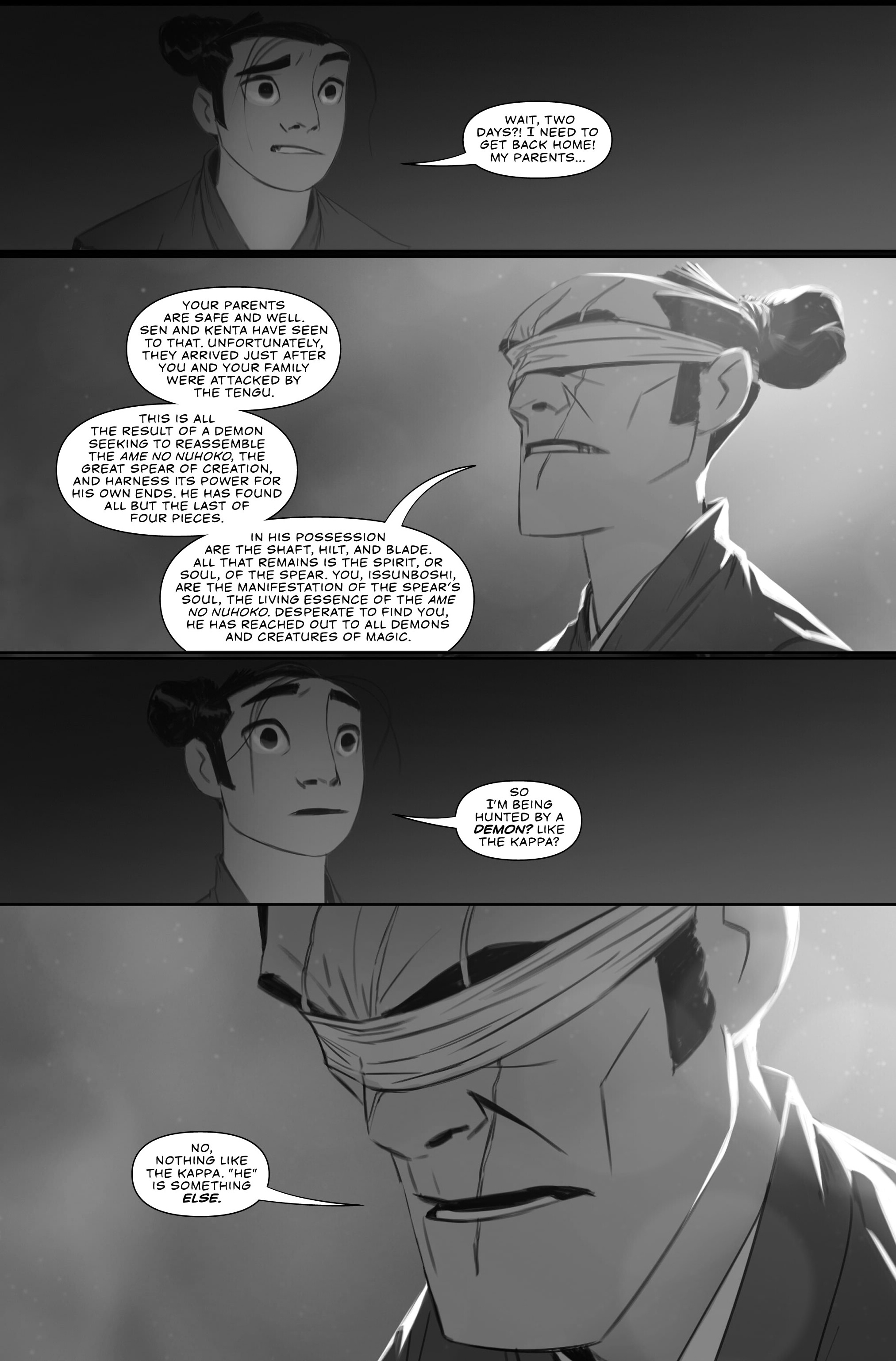 Issunboshi: A Graphic Novel (2022) issue HC - Page 58