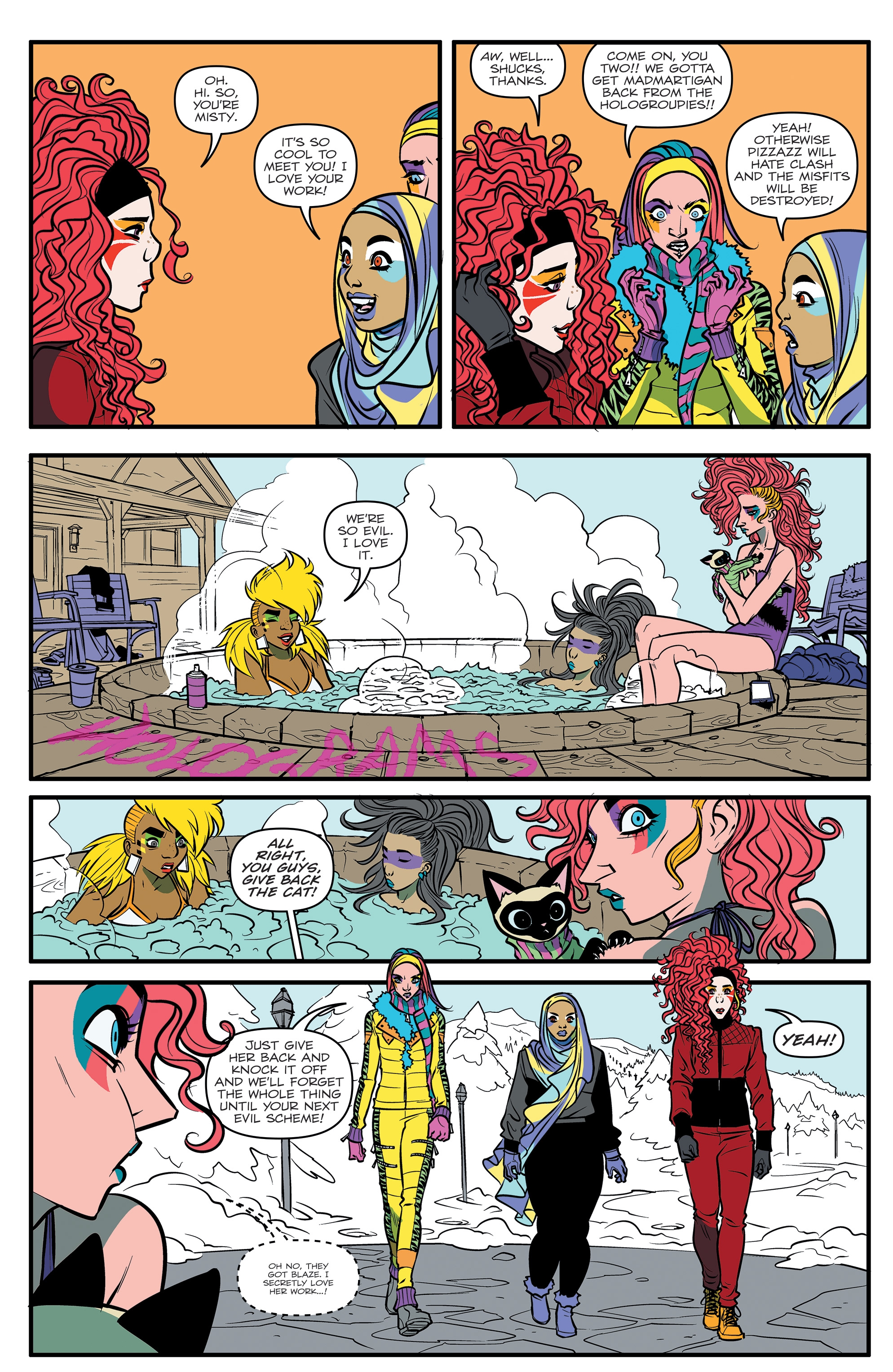 Jem and the Holograms: Dimensions (2017) issue 1 - Page 12