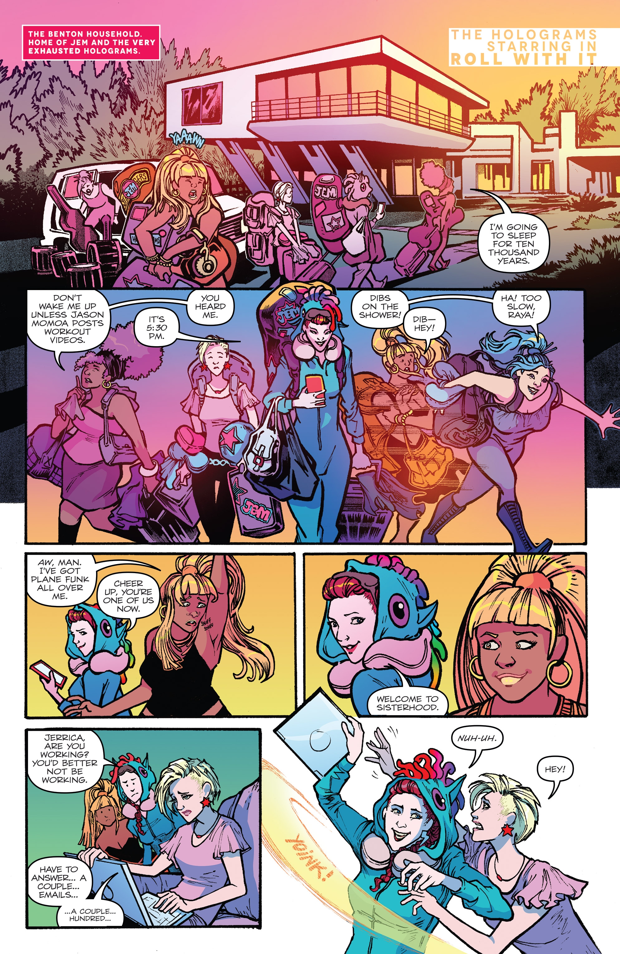 Jem and the Holograms: Dimensions (2017) issue 1 - Page 15