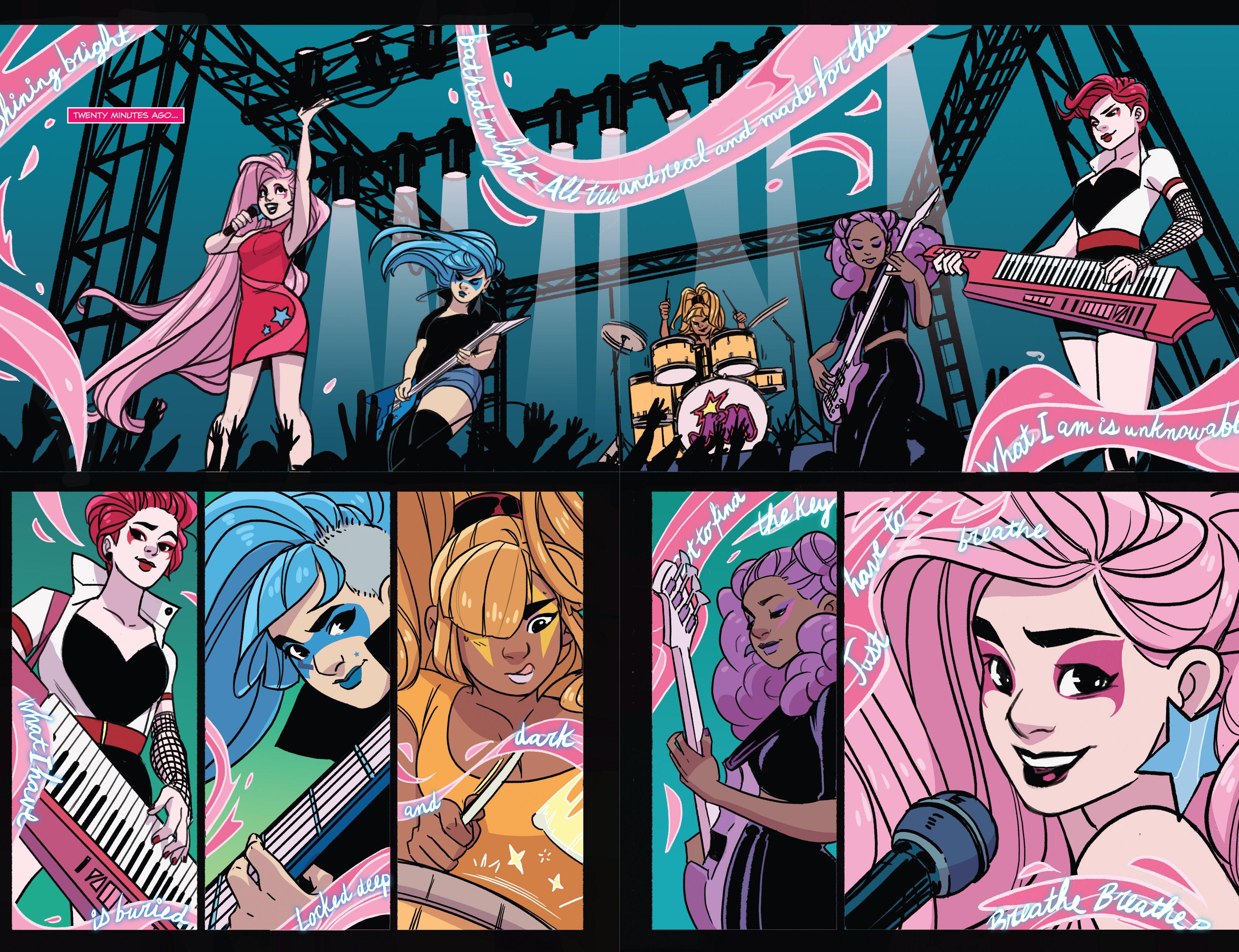 Jem and the Holograms: Dimensions (2017) issue 1 - Page 34