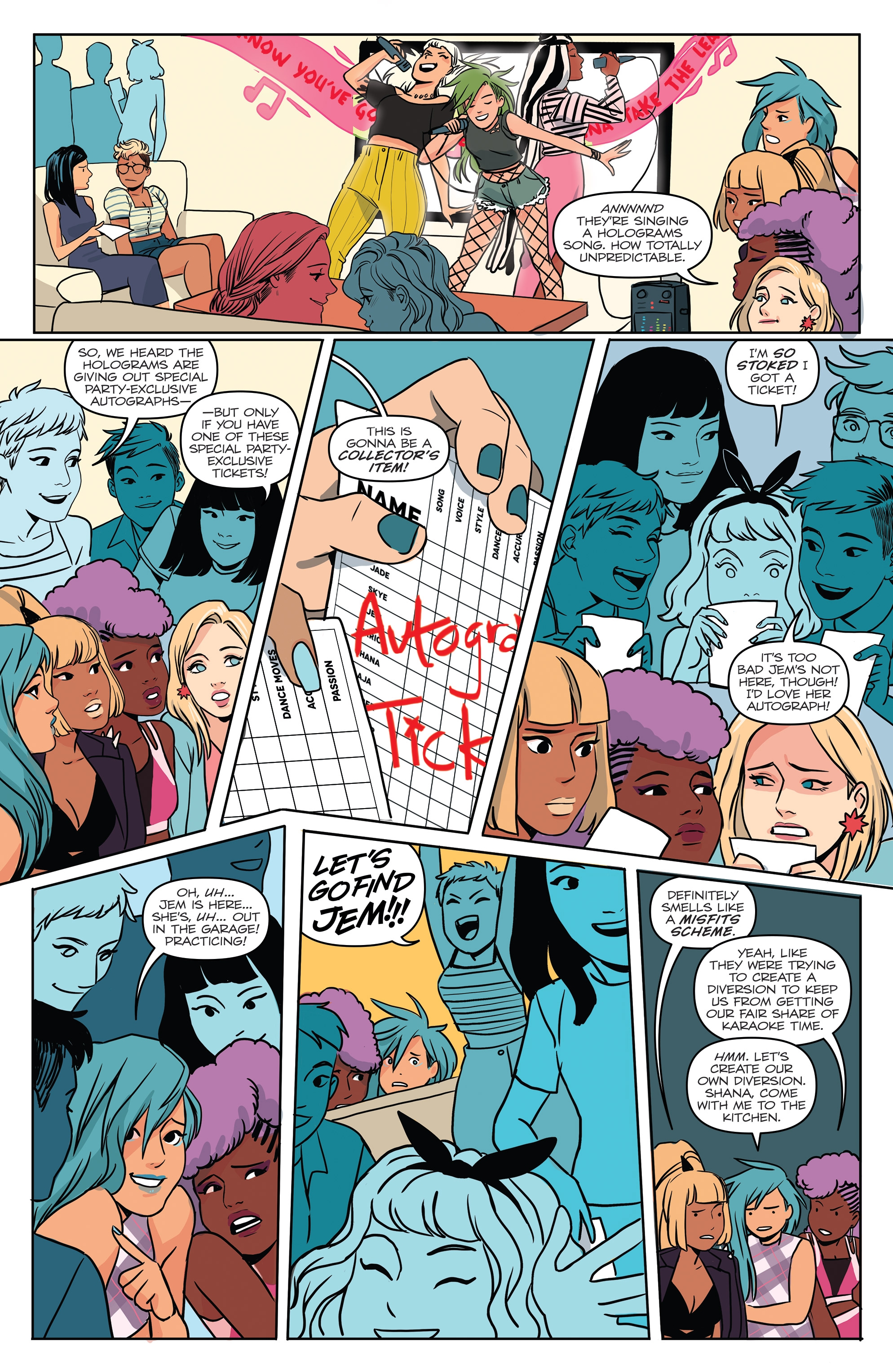 Jem and the Holograms: Dimensions (2017) issue 2 - Page 9