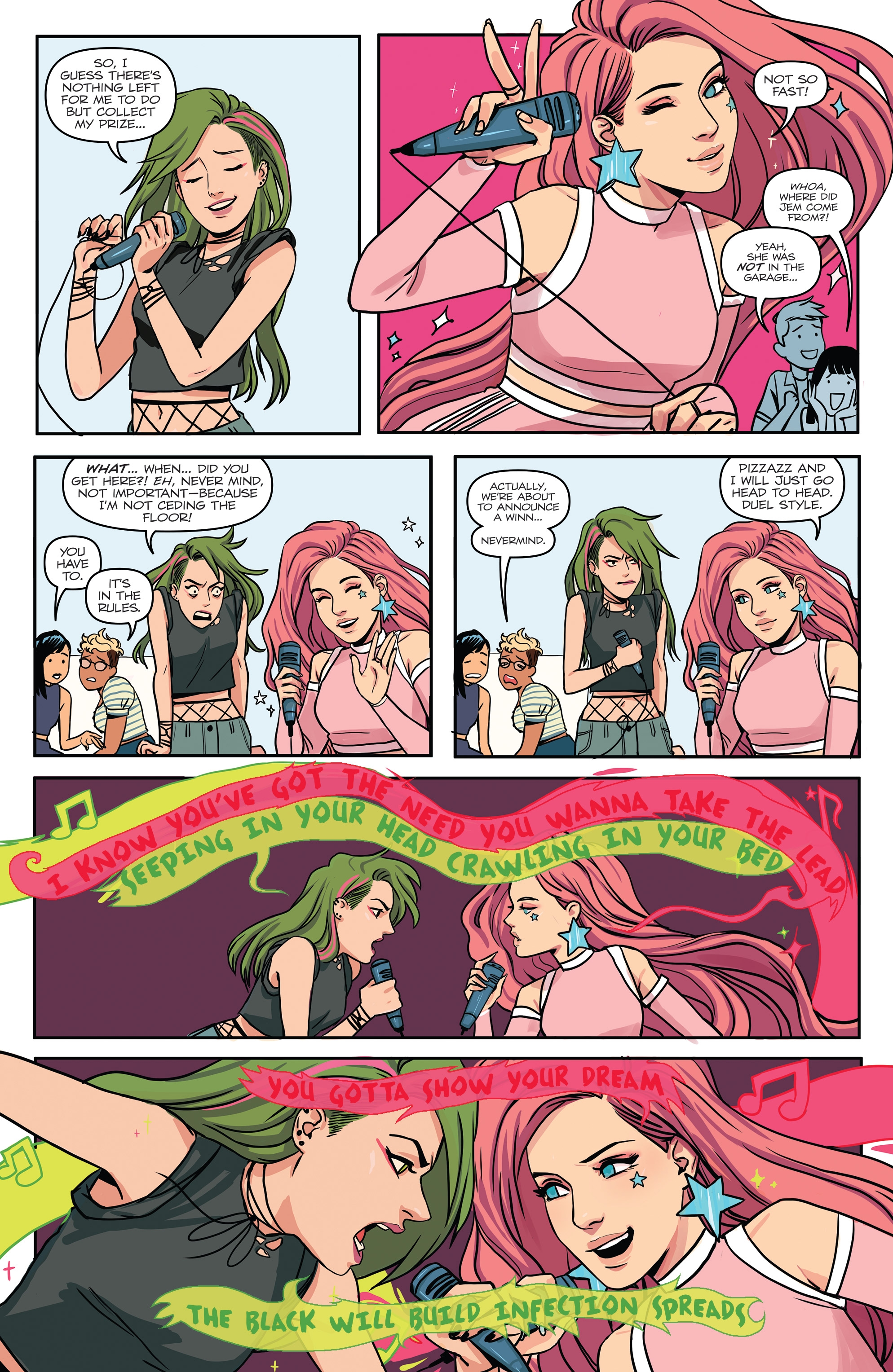 Jem and the Holograms: Dimensions (2017) issue 2 - Page 12