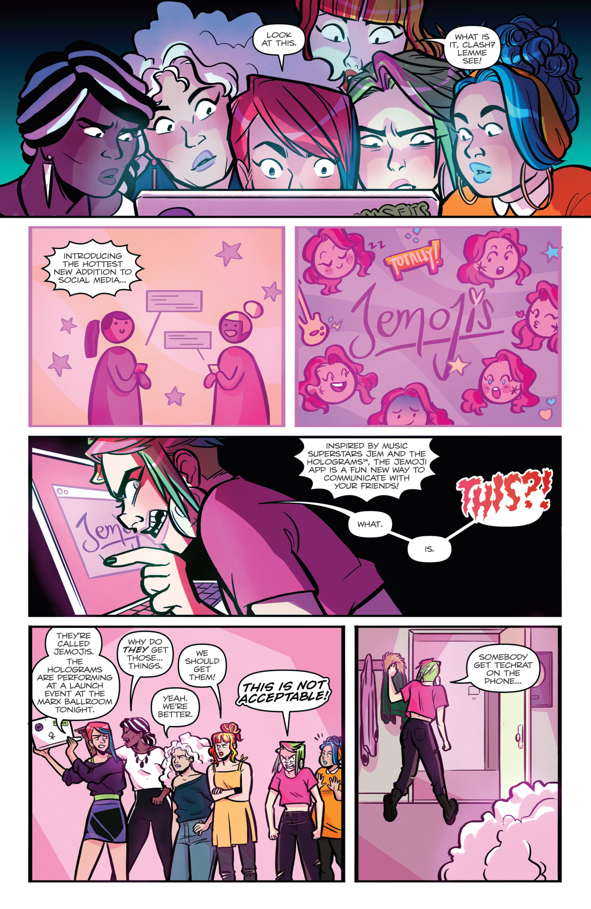 Jem and the Holograms: Dimensions (2017) issue 4 - Page 18