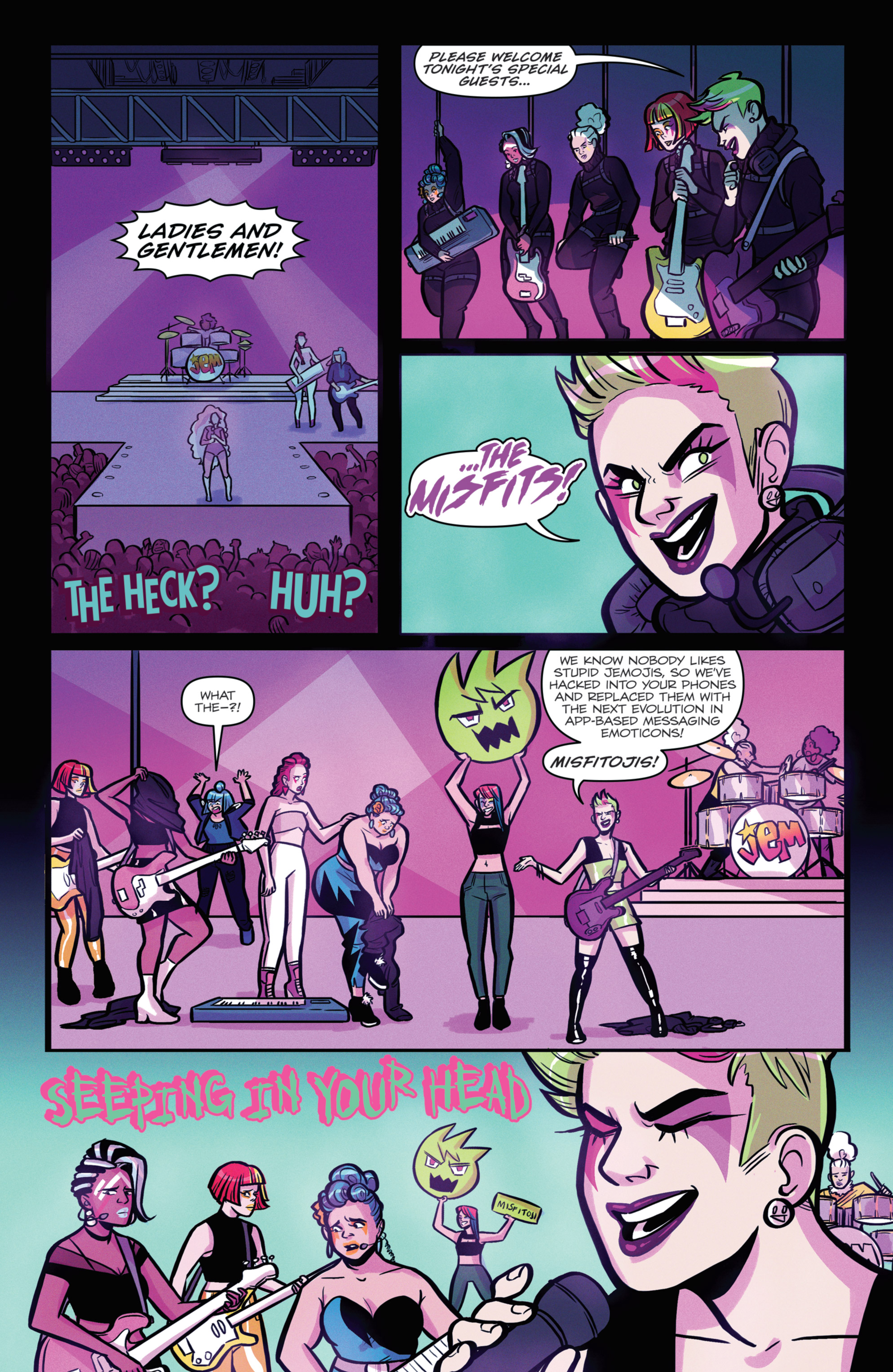 Jem and the Holograms: Dimensions (2017) issue 4 - Page 22