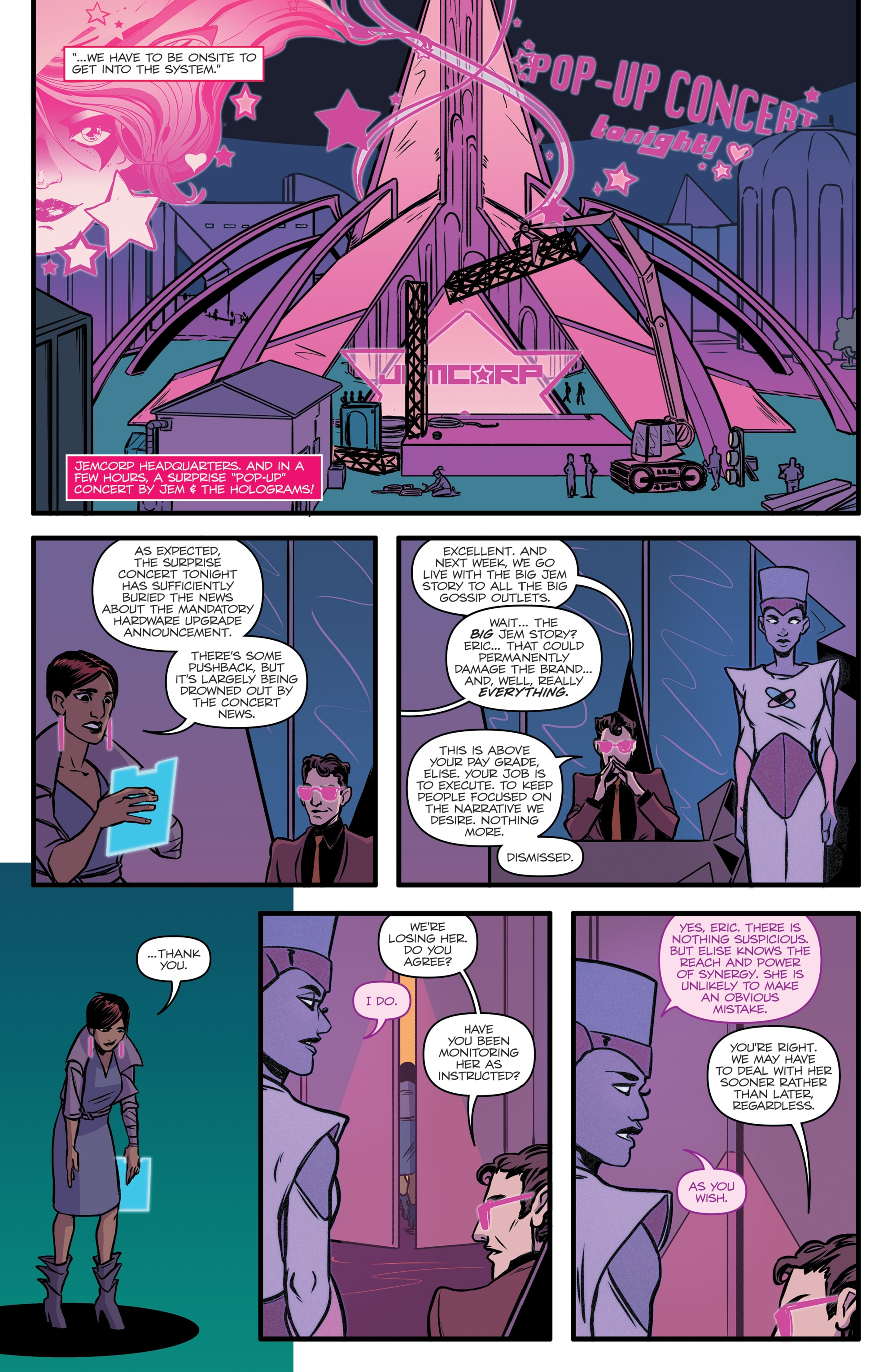 Jem and the Holograms: Infinite (2017) issue 3 - Page 11