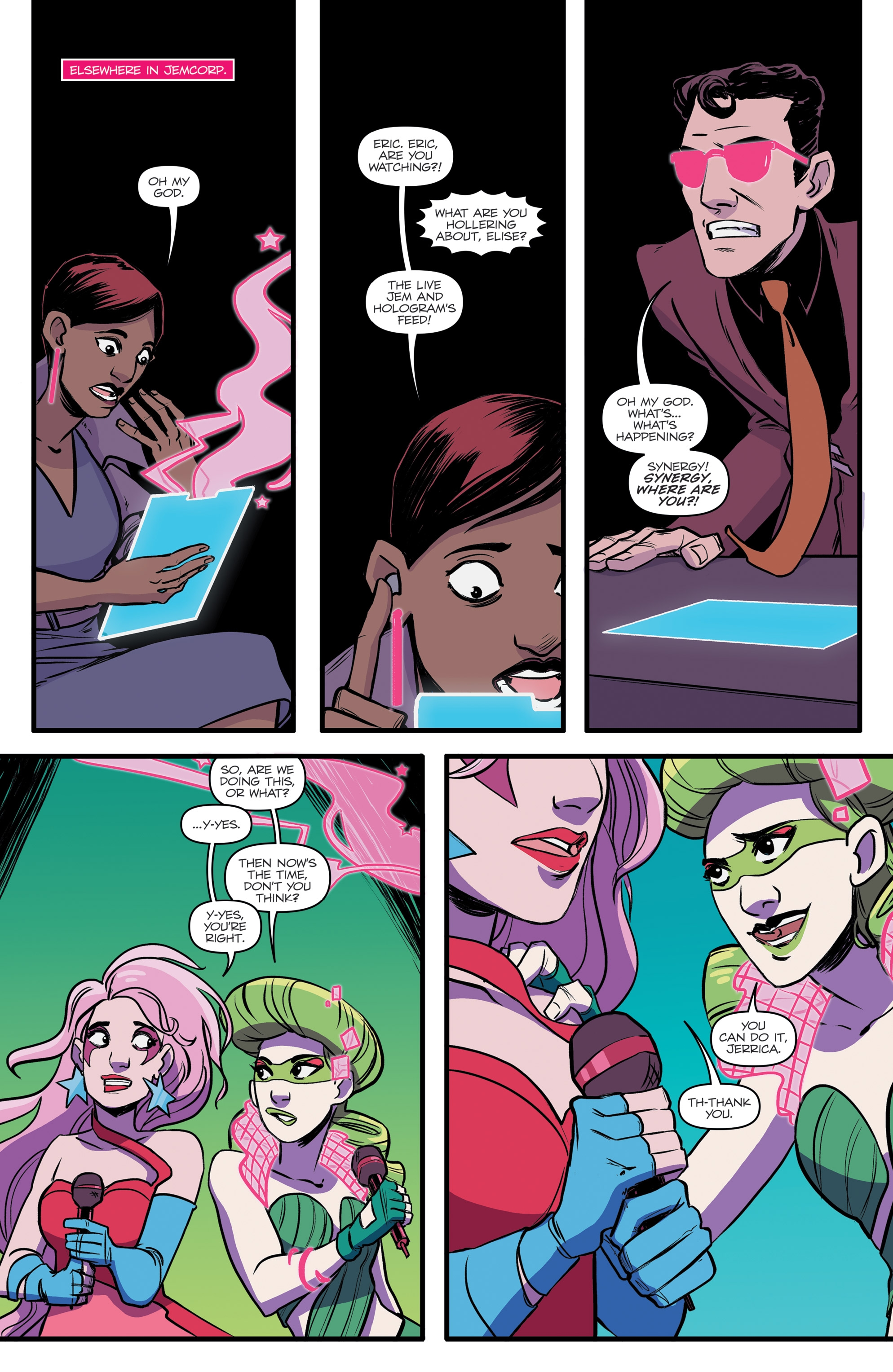 Jem and the Holograms: Infinite (2017) issue 3 - Page 18