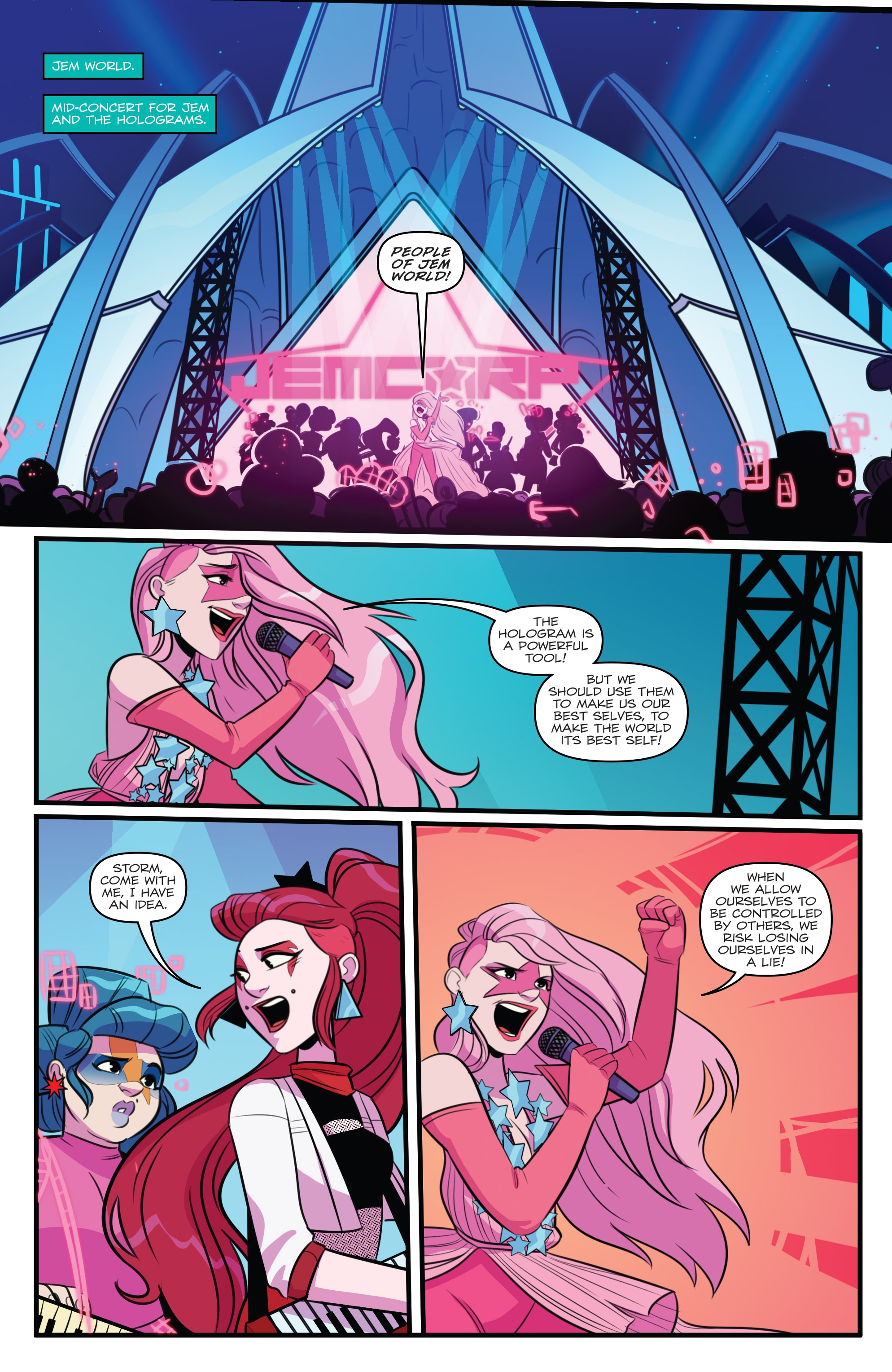 Jem and the Holograms: Infinite (2017) issue 3 - Page 24