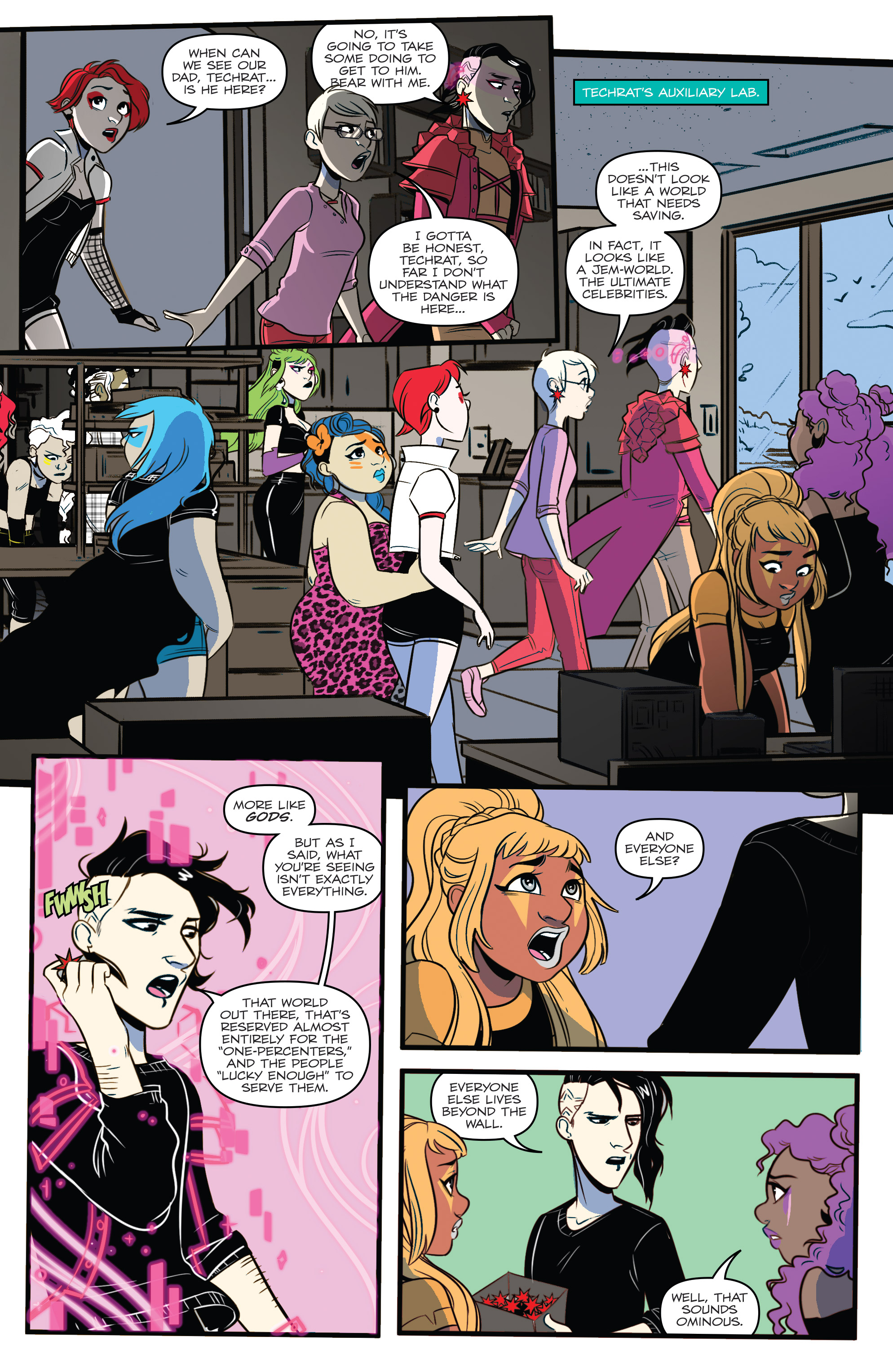 Jem and the Holograms: The Misfits: Infinite (2017) issue 1 - Page 11