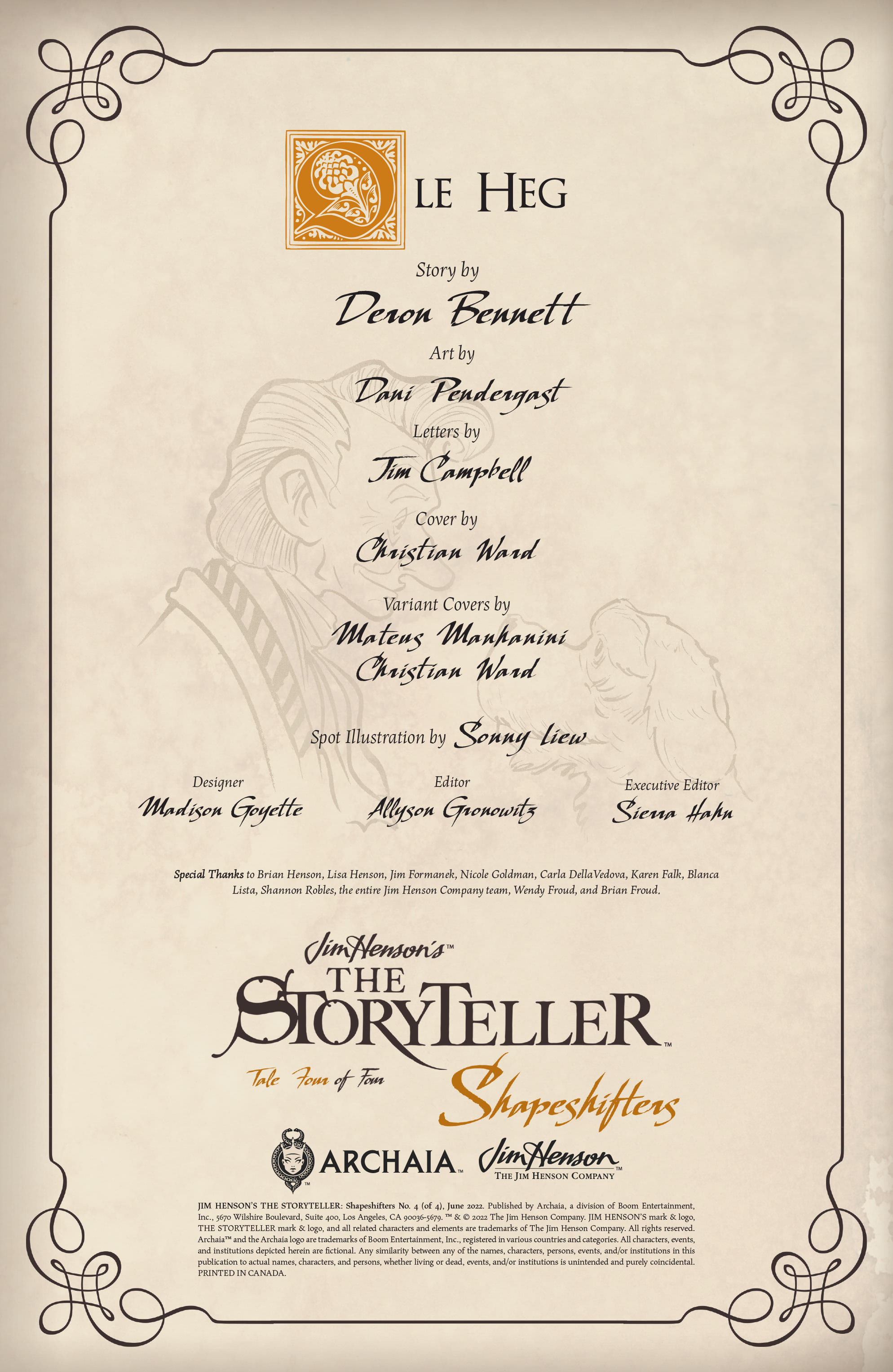 Jim Henson's The Storyteller: Shapeshifters (2022-): Chapter 4 - Page 2