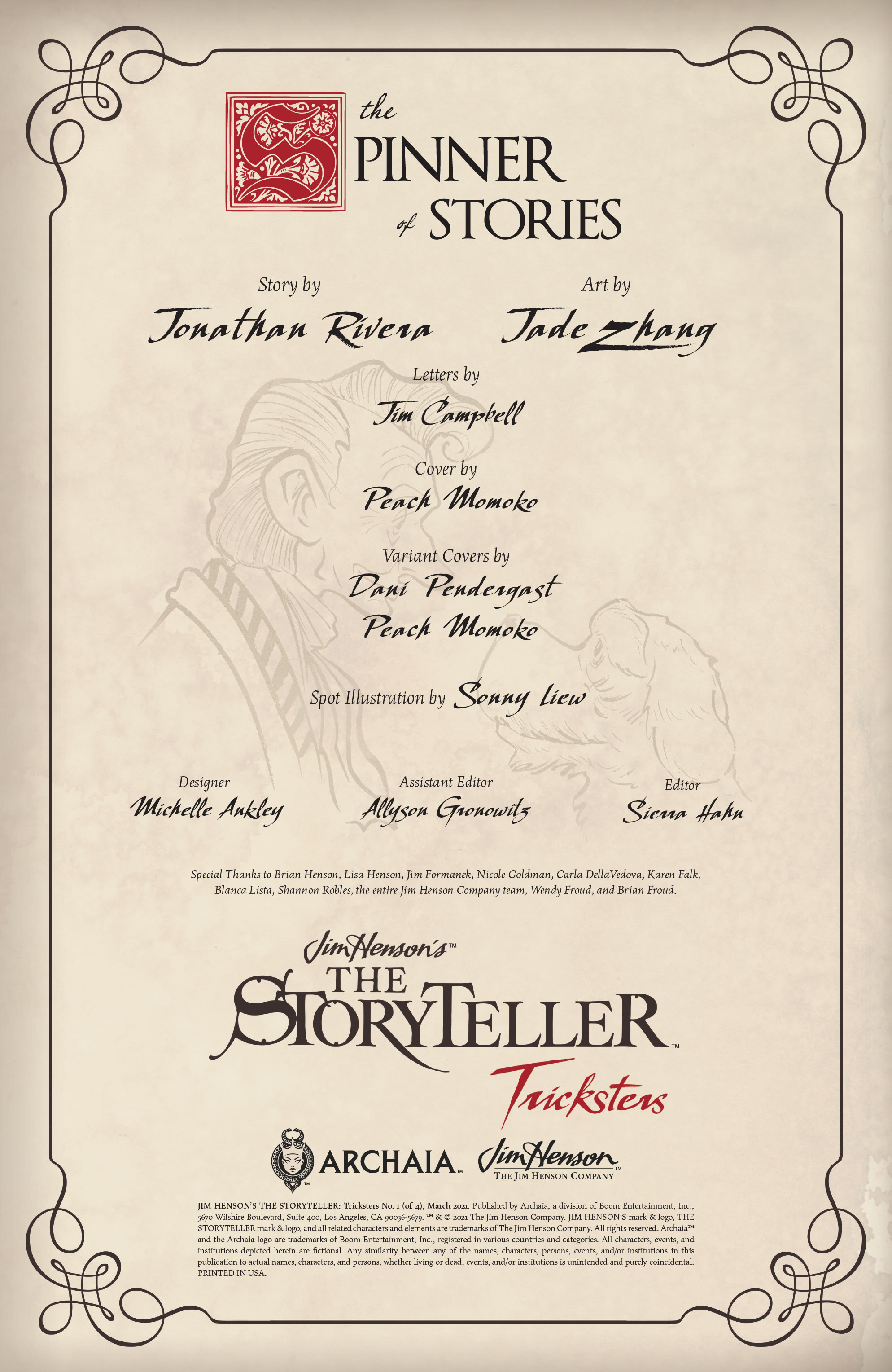 Jim Henson's The Storyteller: Tricksters (2021-): Chapter 1 - Page 2