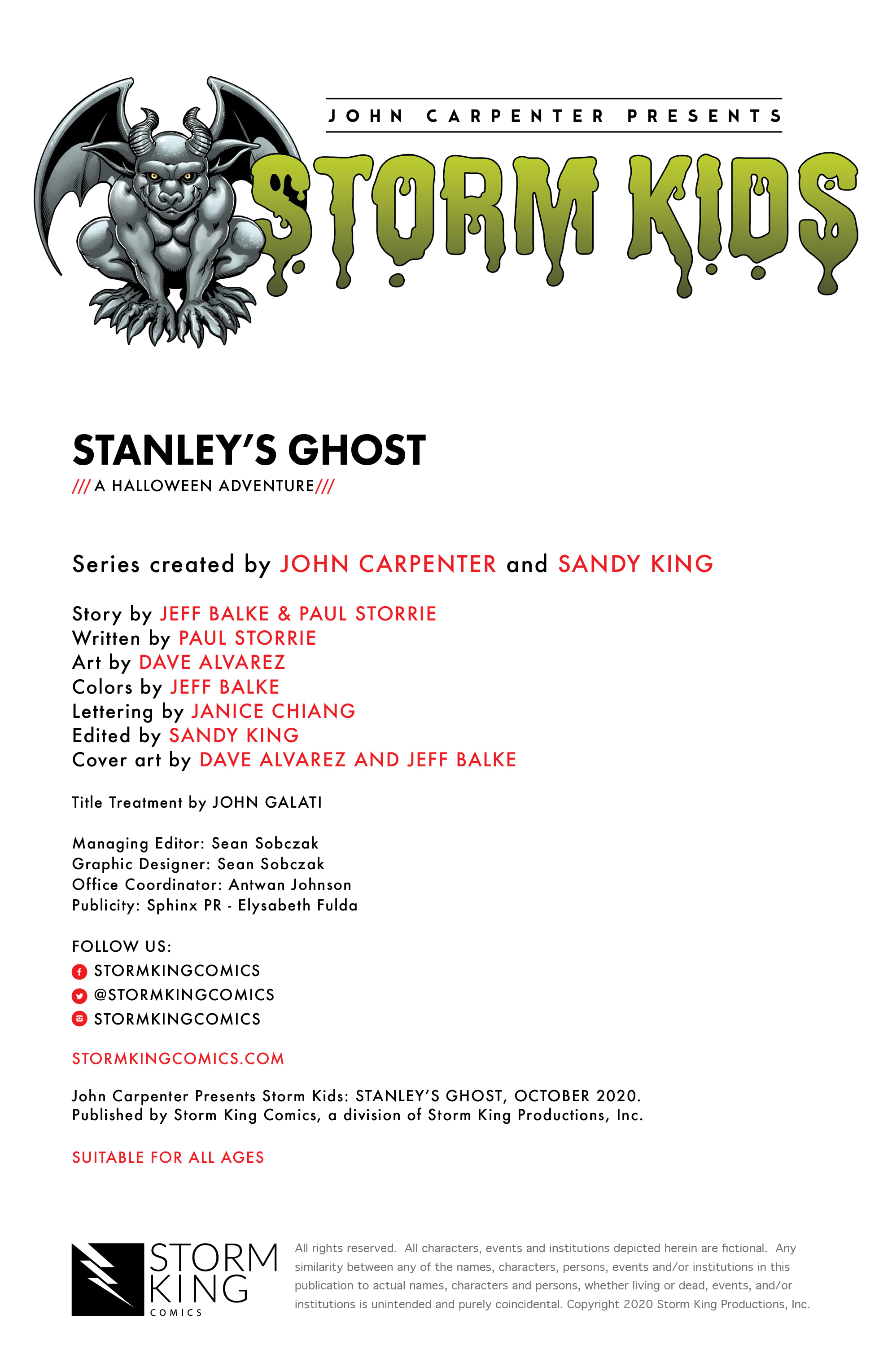 John Carpenter Presents Storm Kids: Stanley's Ghost (2020): Chapter 1 - Page 2