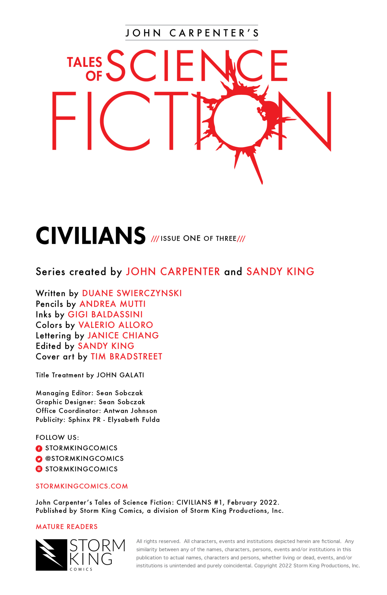 John Carpenter's Tales of Science Fiction: Civilians (2022) issue 1 - Page 2