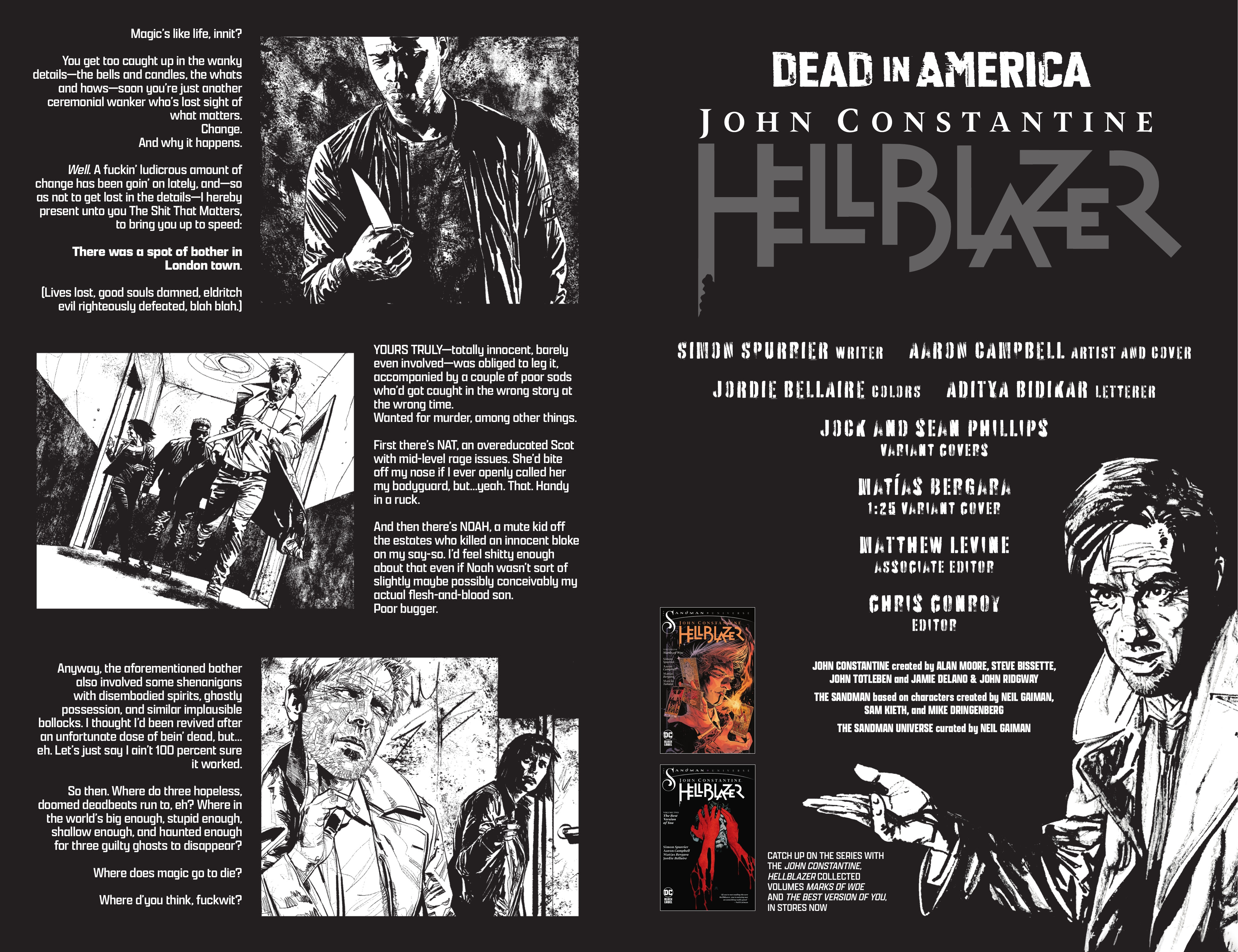 John Constantine, Hellblazer: Dead in America (2024-) issue 1 - Page 5