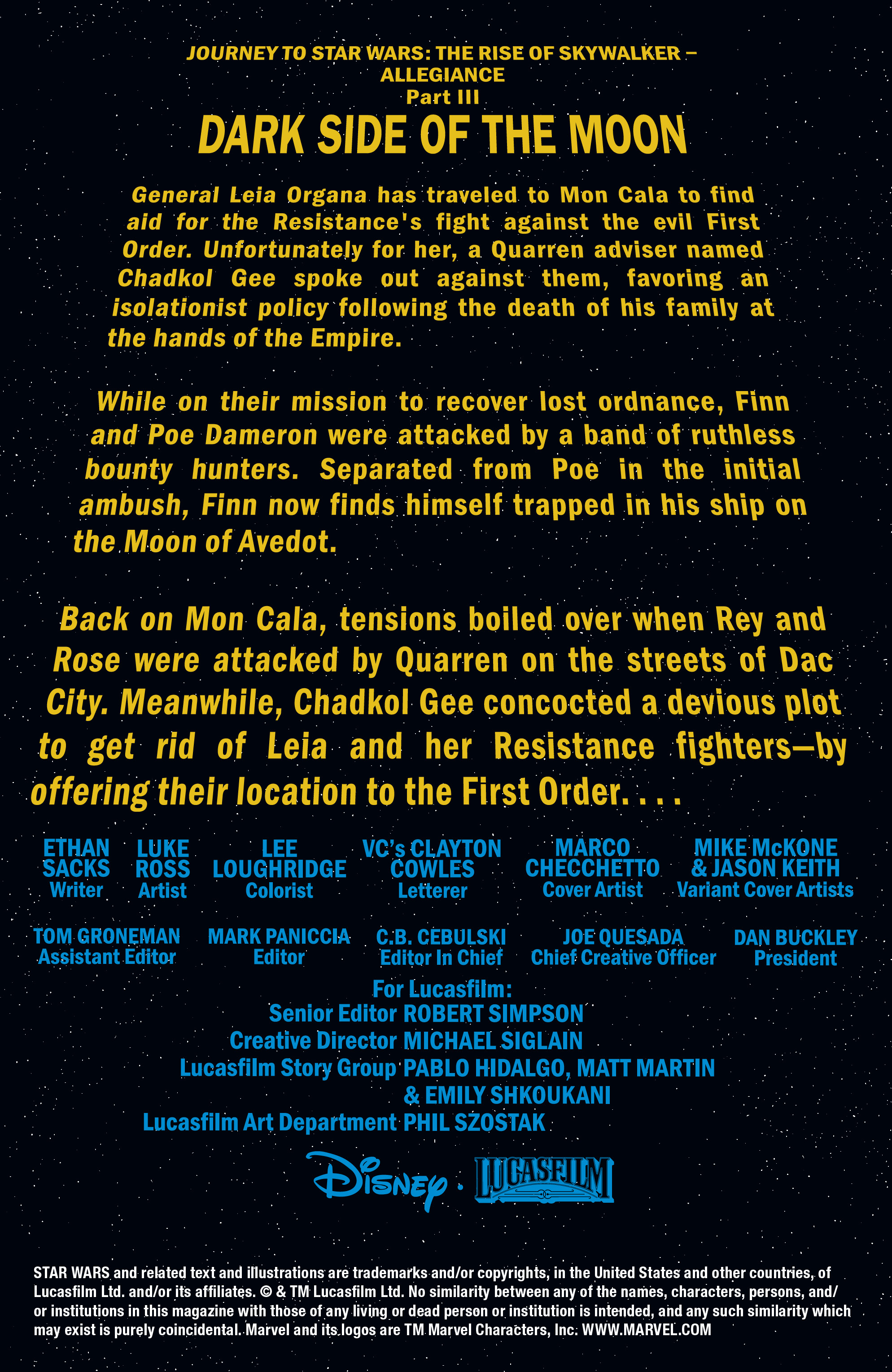 Journey To Star Wars: The Rise Of Skywalker - Allegiance (2019): Chapter 3 - Page 2