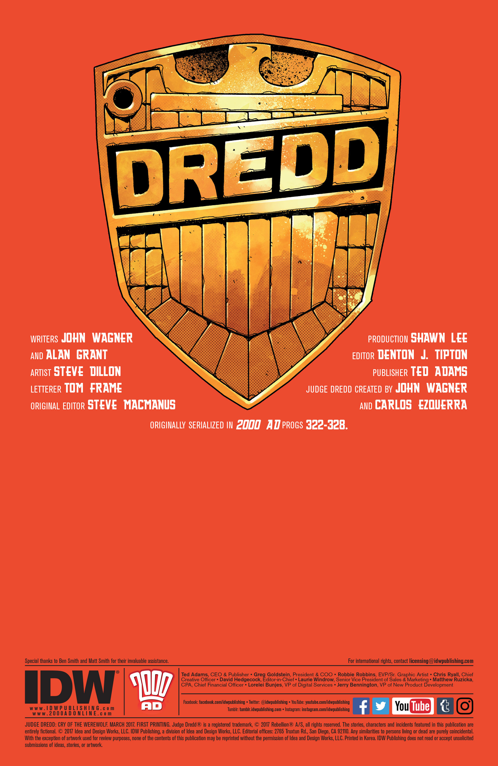 Judge Dredd: Cry of the Werewolf (2017): Chapter 1 - Page 2
