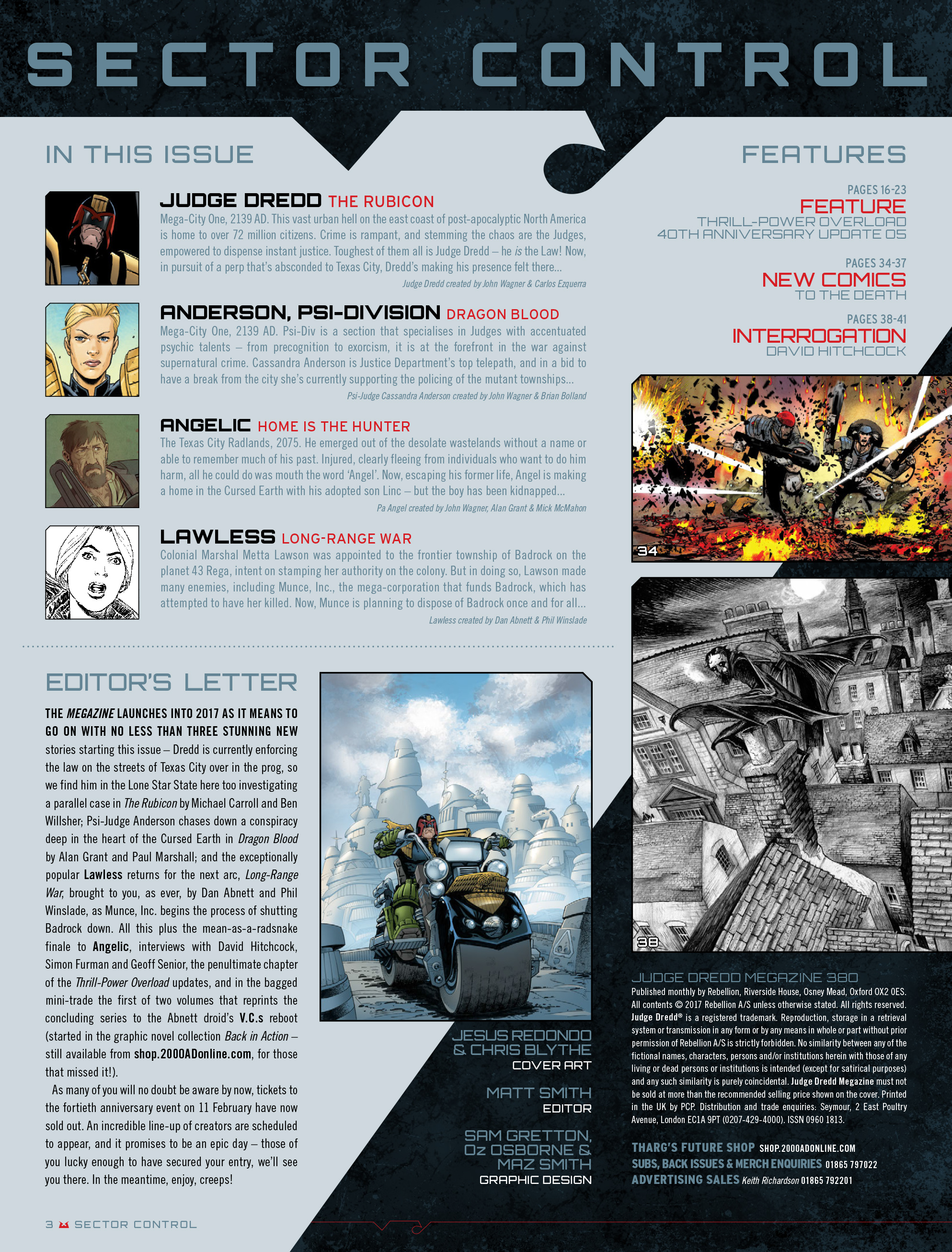 Judge Dredd Megazine (2003-) issue 380 - Page 3