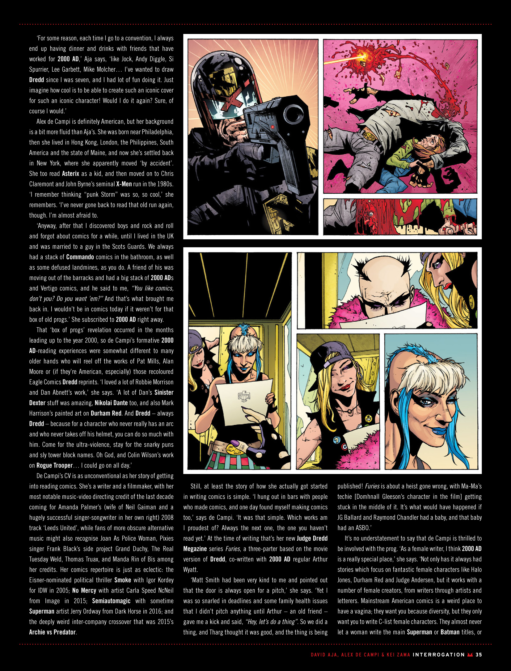 Judge Dredd Megazine (2003-) issue 383 - Page 35