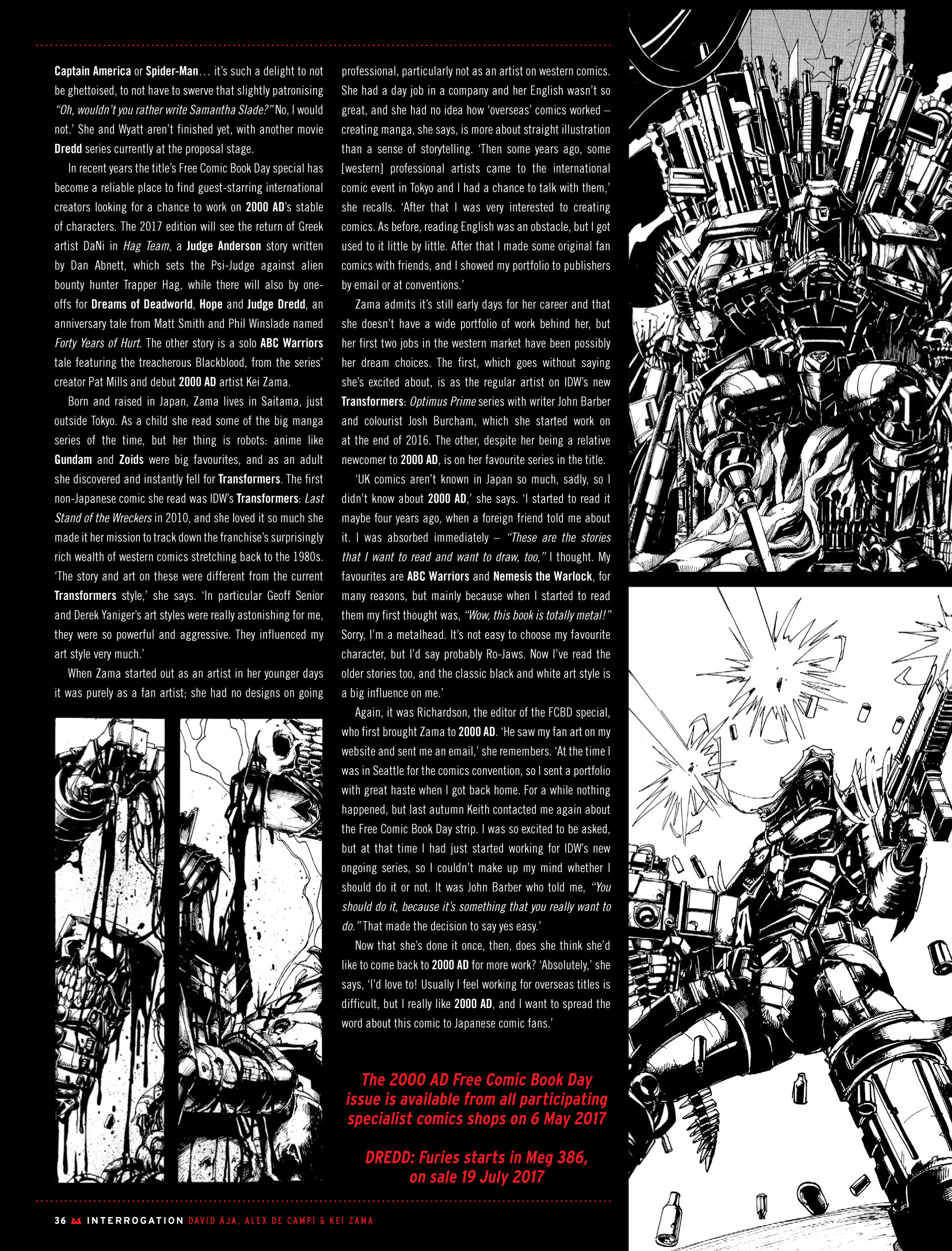 Judge Dredd Megazine (2003-) issue 383 - Page 36