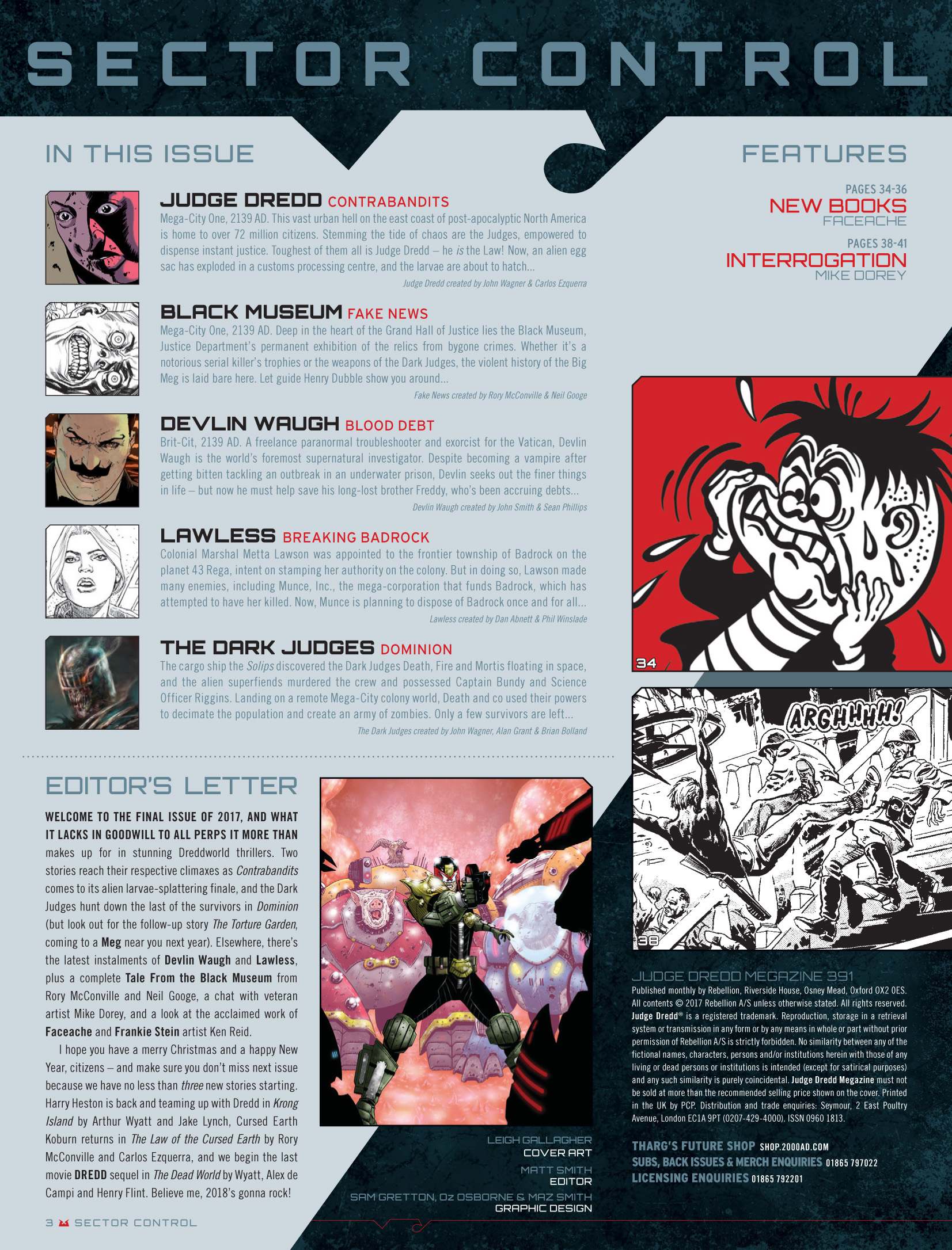 Judge Dredd Megazine (2003-) issue 391 - Page 3