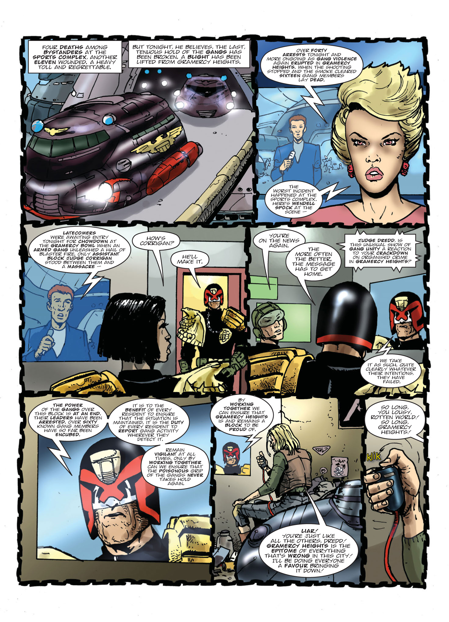 Judge Dredd Megazine (2003-) issue 396 - Page 124