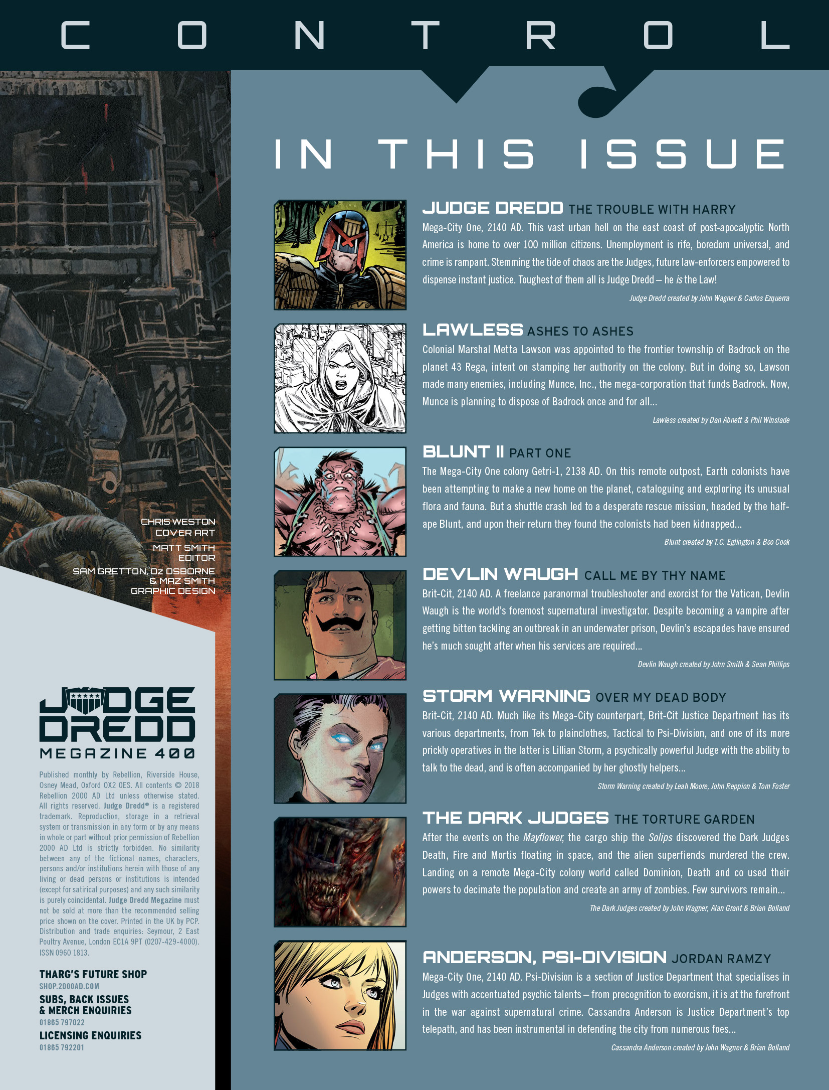 Judge Dredd Megazine (2003-): Chapter 400 - Page 3