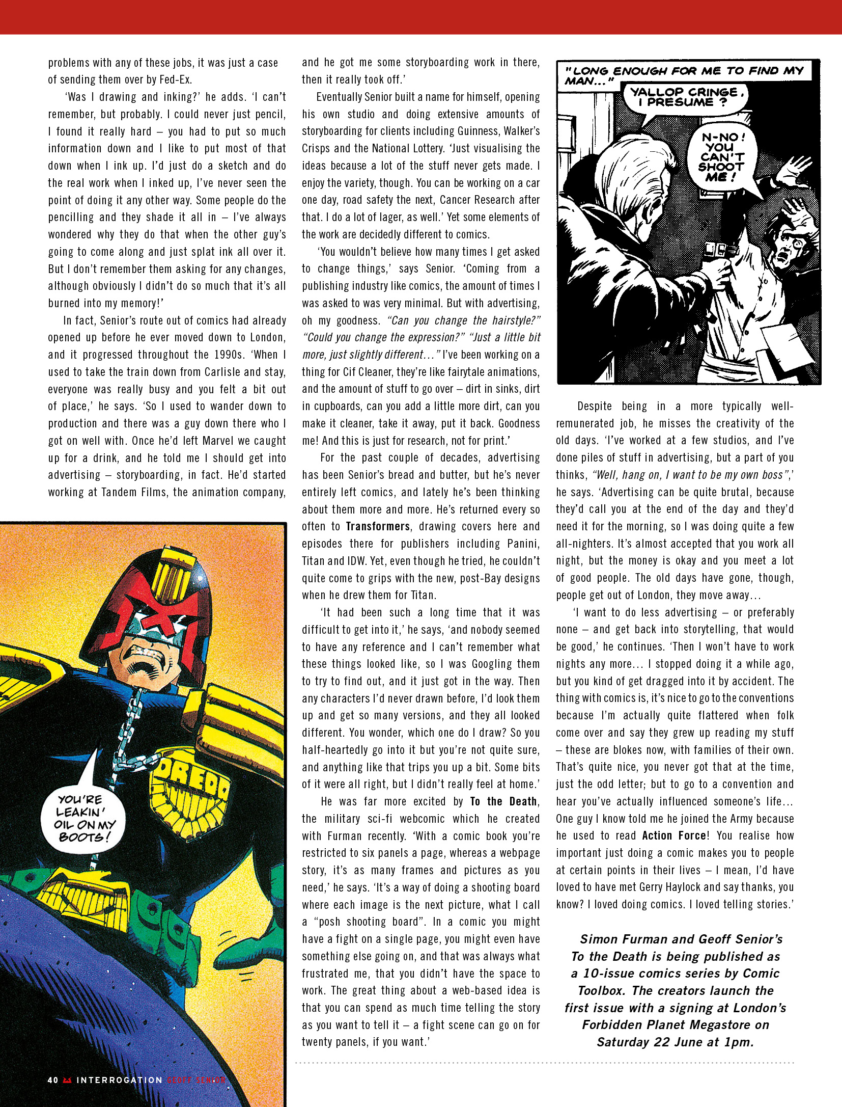 Judge Dredd Megazine (2003-) issue 408 - Page 40