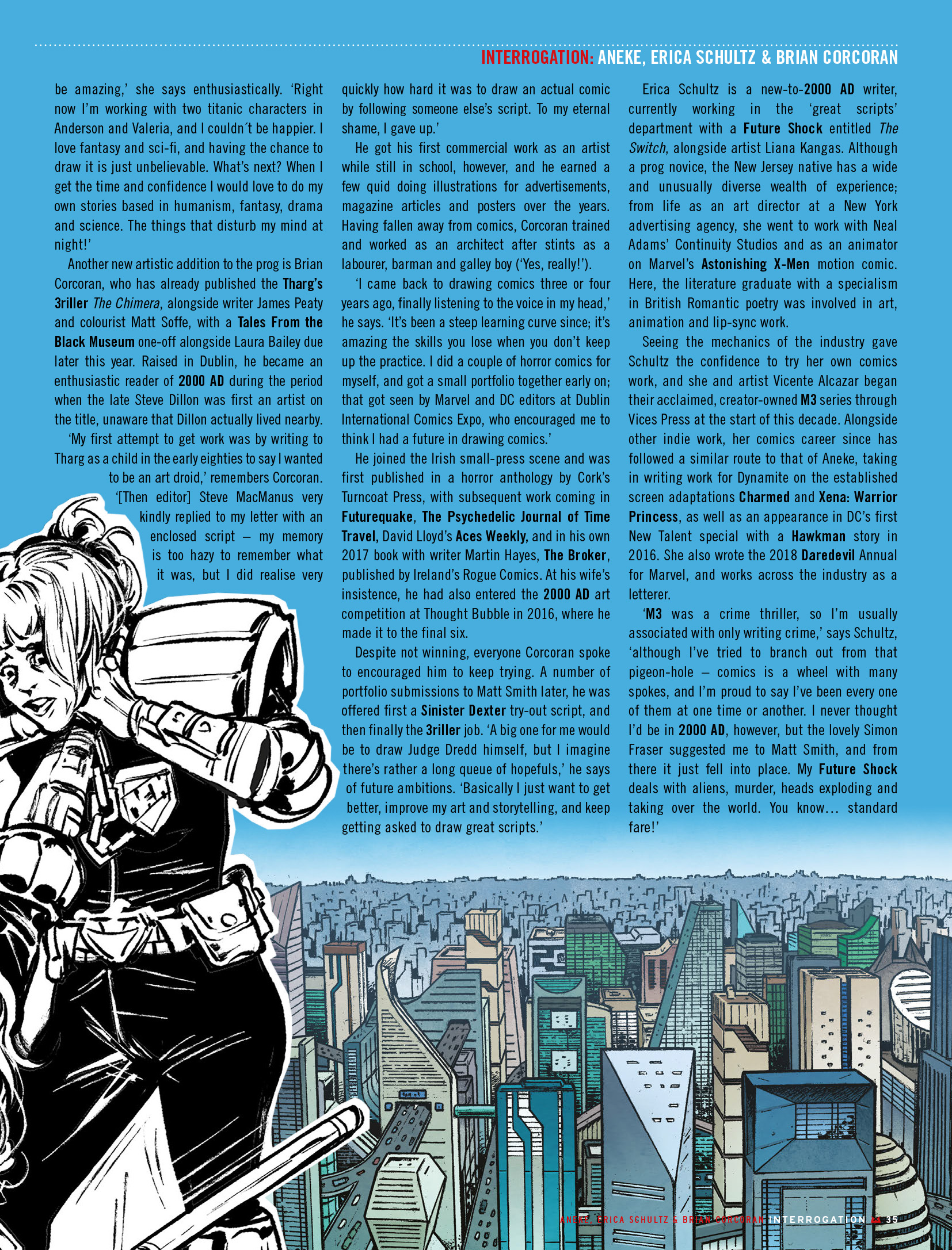 Judge Dredd Megazine (2003-) issue 410 - Page 35