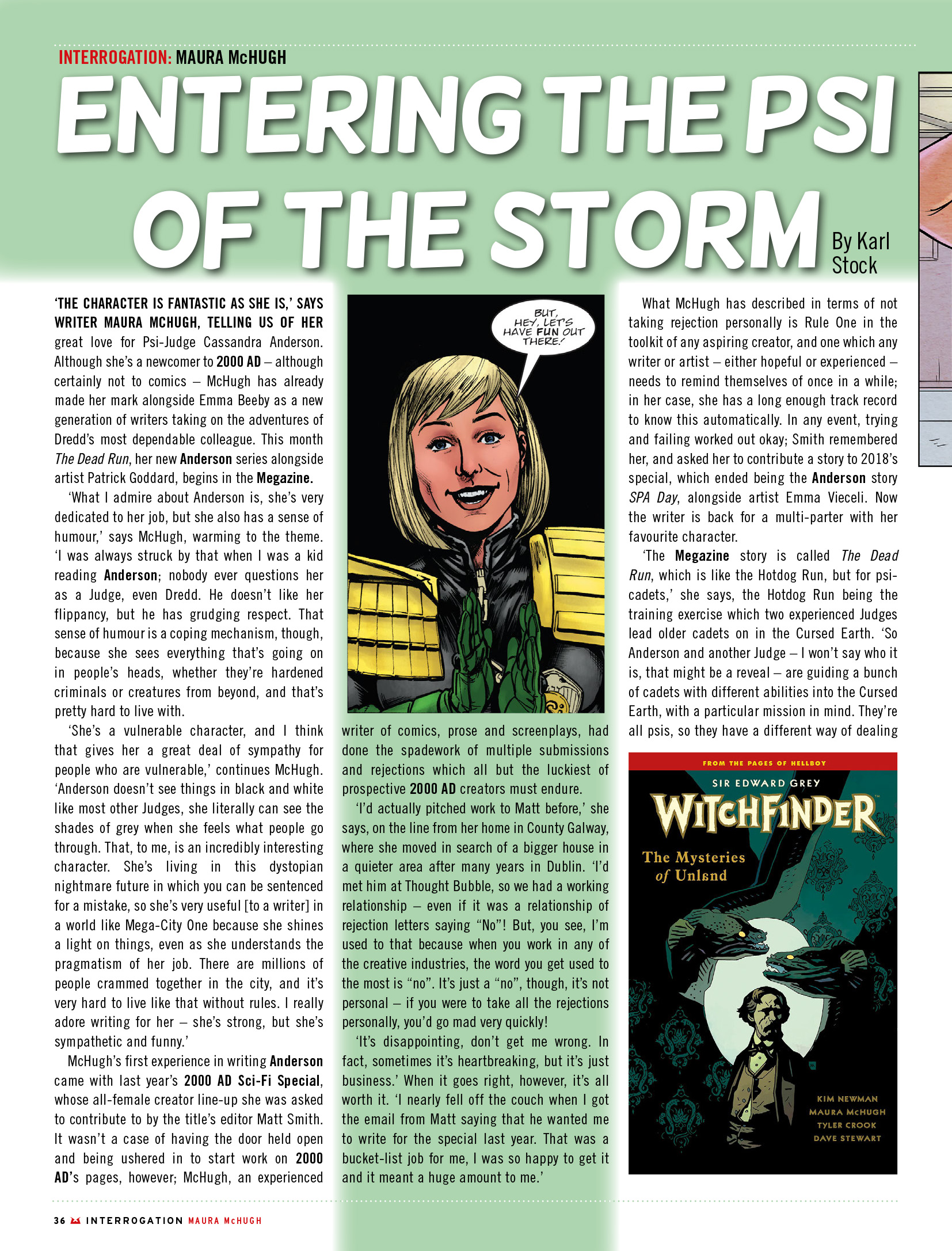 Judge Dredd Megazine (2003-) issue 410 - Page 36