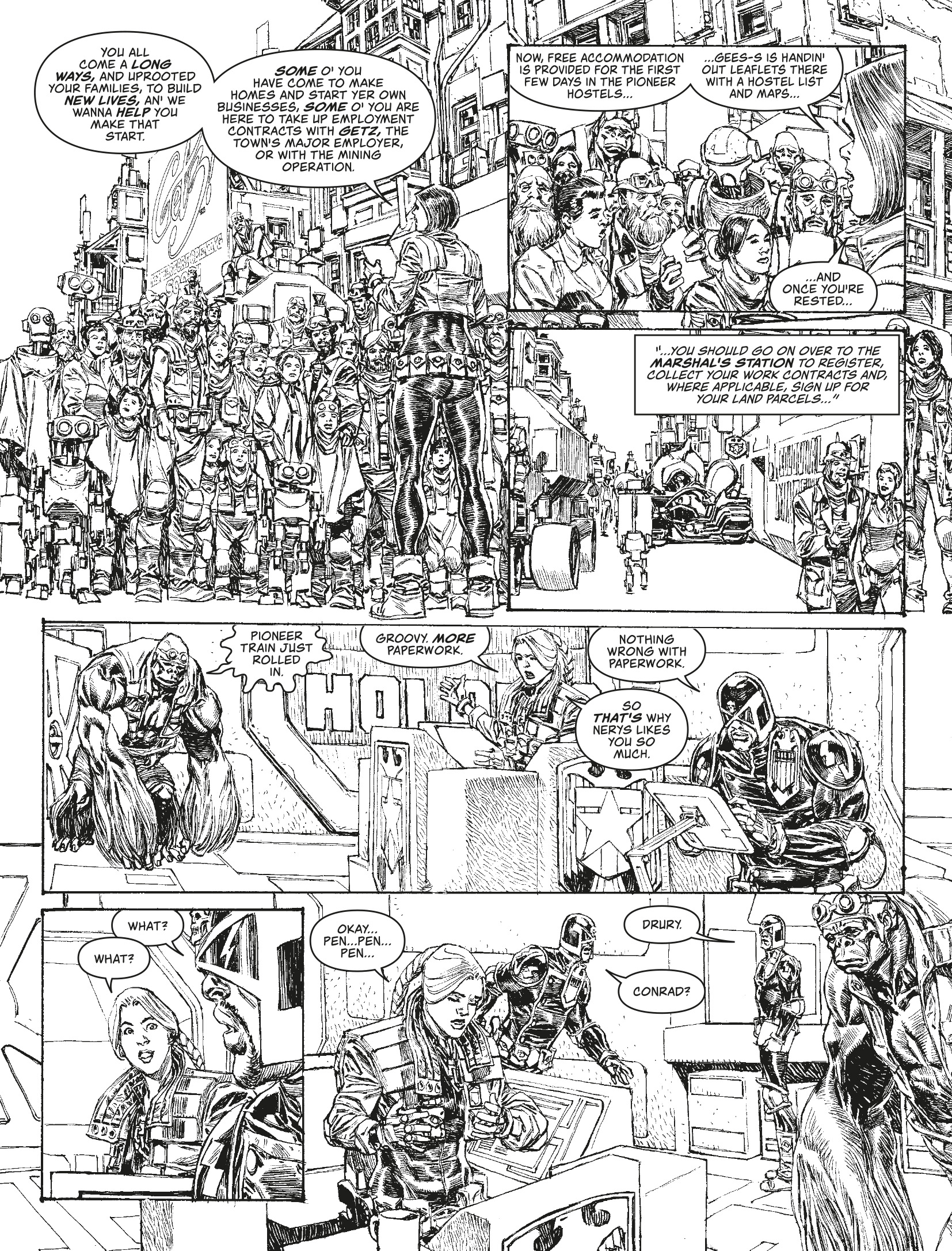 Judge Dredd Megazine (2003-) issue 415 - Page 54