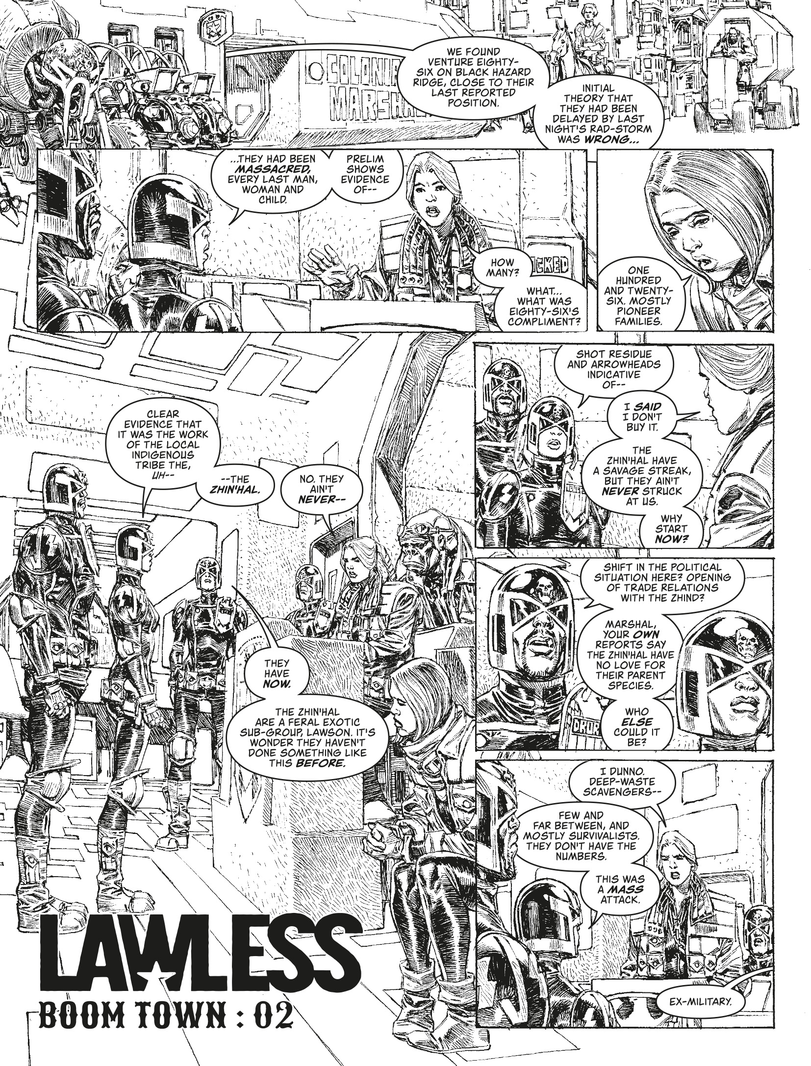 Judge Dredd Megazine (2003-) issue 416 - Page 54